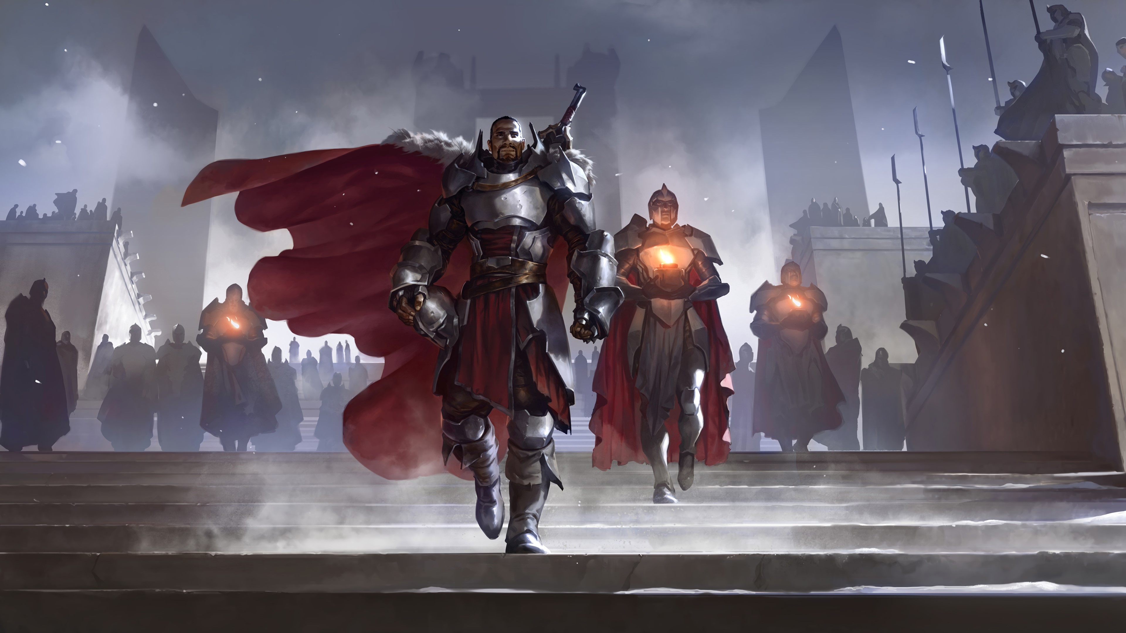 Legends of Runeterra, League of Legends, PC gaming, fantasy art, Armored, HD Wallpaper