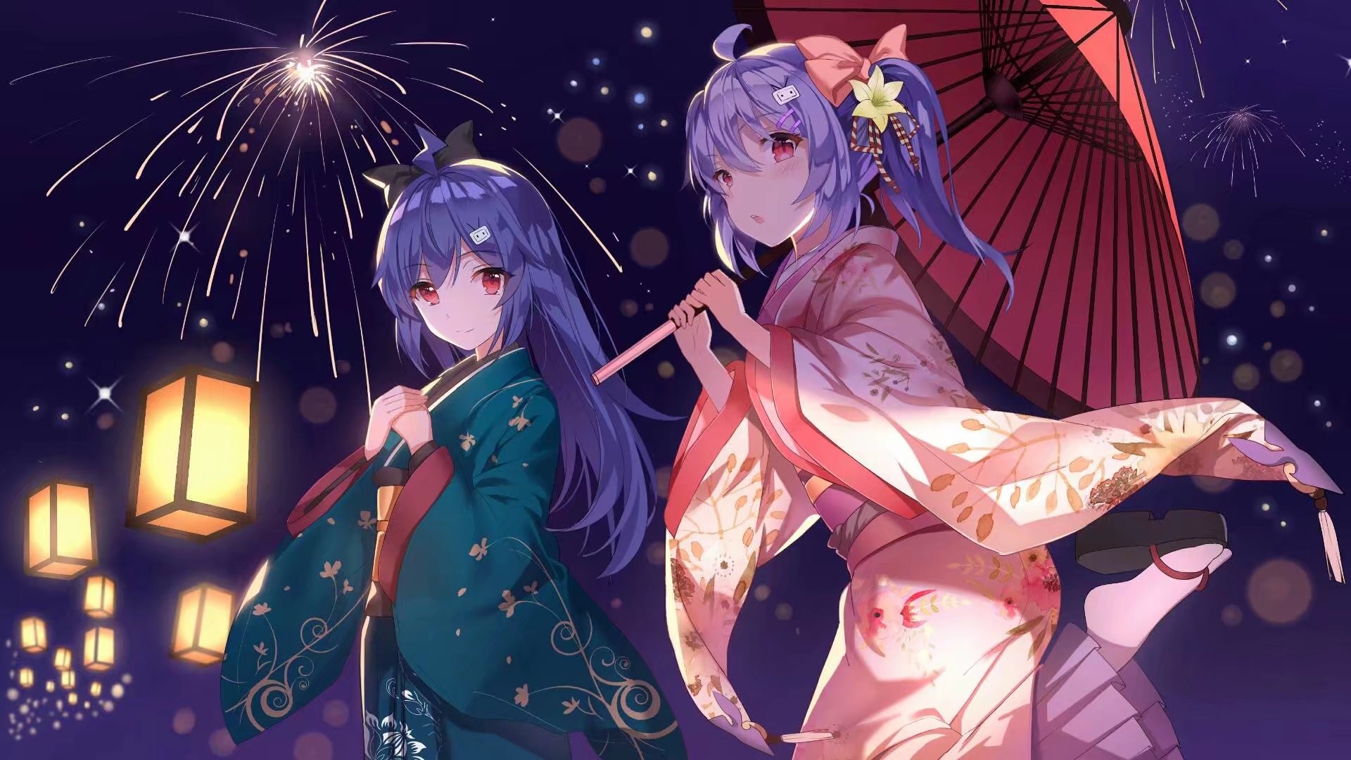 anime girls, bilibili, 2233, anime, HD Wallpaper