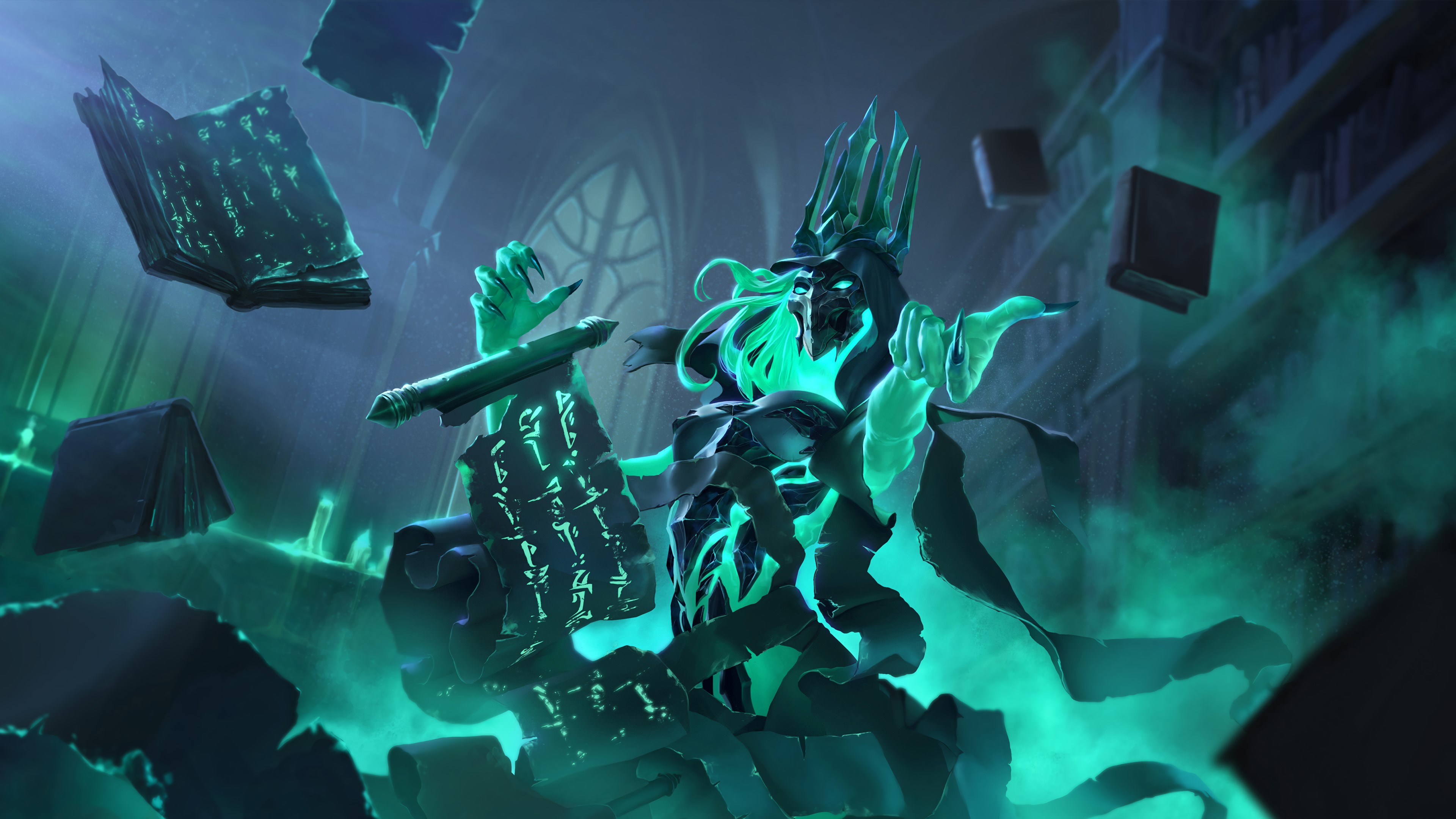 League of Legends, Legends of Runeterra, fantasy art, PC gaming, green, HD Wallpaper