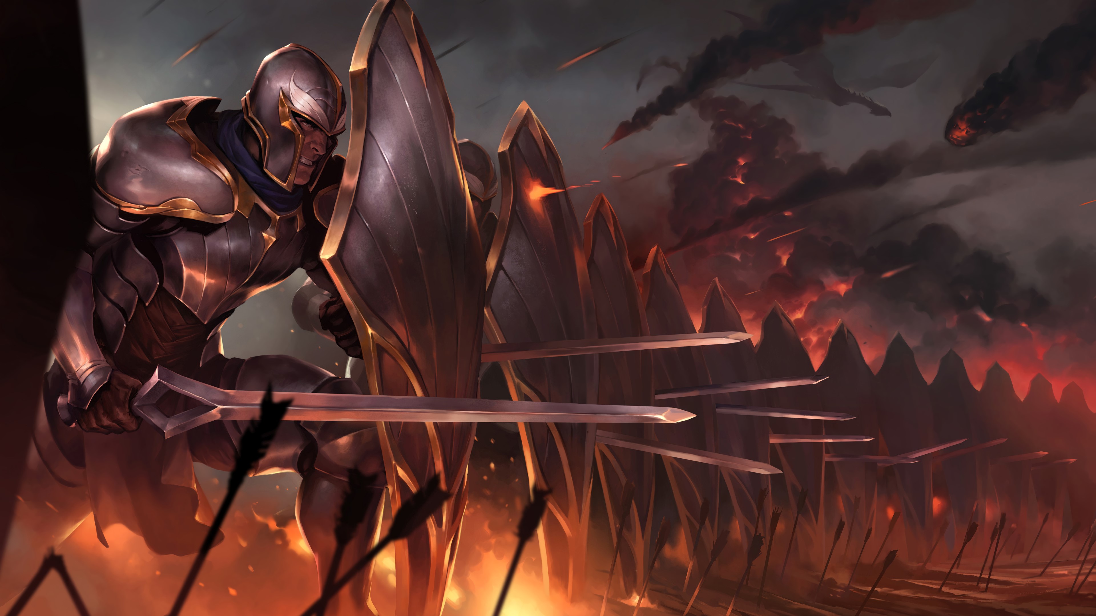 League of Legends, Legends of Runeterra, battle, fantasy art, PC gaming, HD Wallpaper
