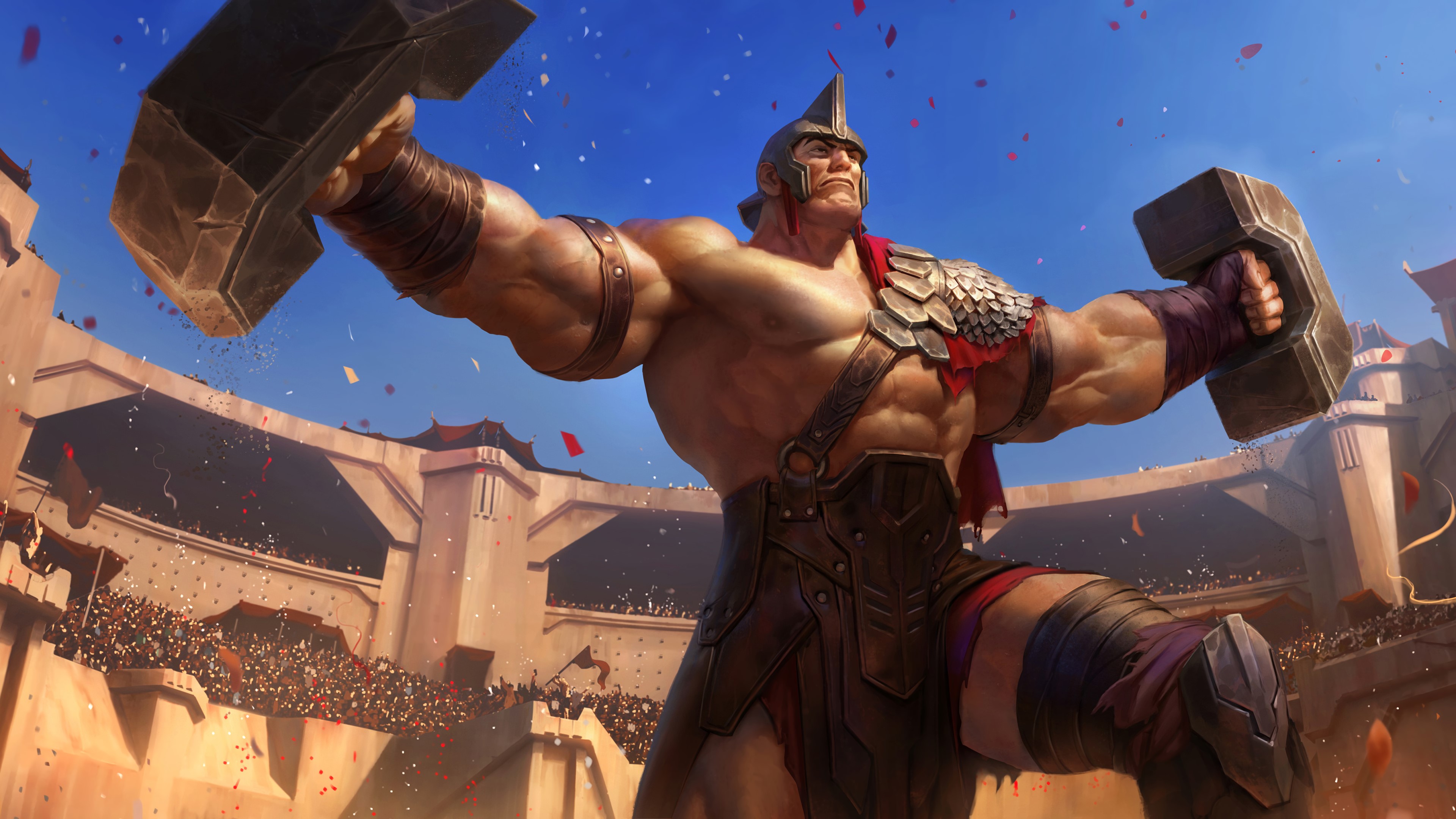 League of Legends, Legends of Runeterra, PC gaming, fantasy art, low-angle, HD Wallpaper