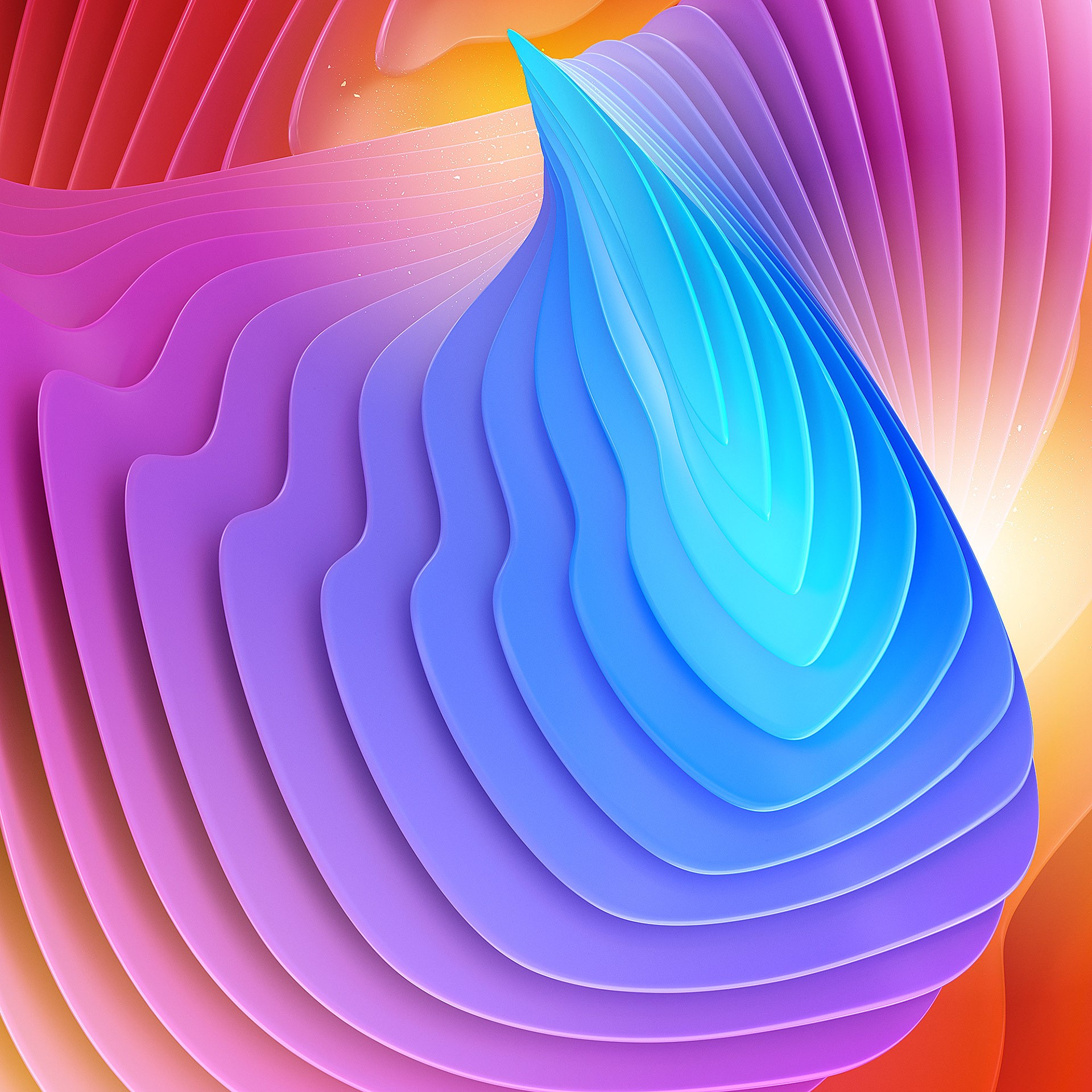 abstract, 3D, colorful, Valerii Ilnitskii, HD Wallpaper