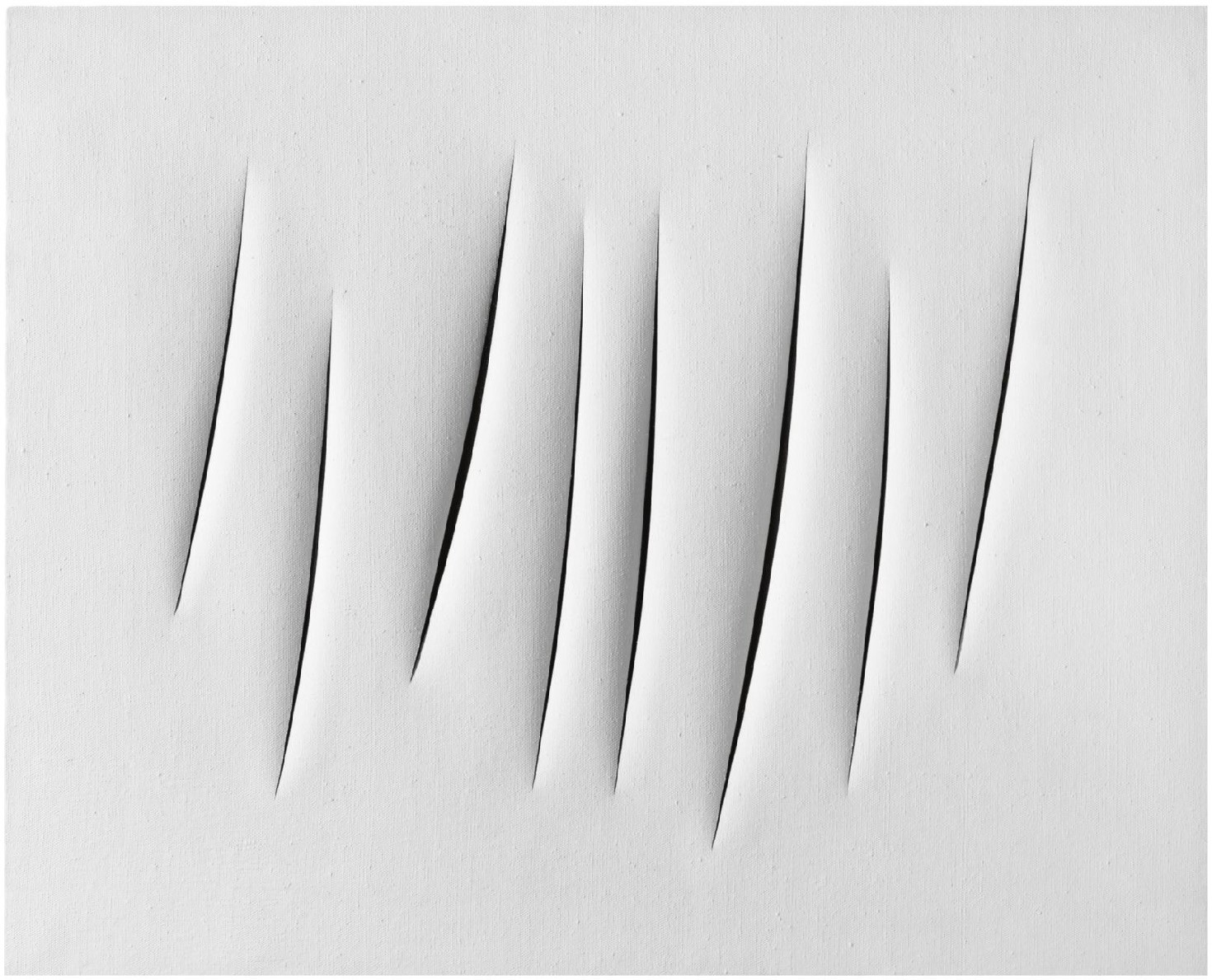 Lucio Fontana, Concetto Spaziale, cut, modern, concept art, HD Wallpaper