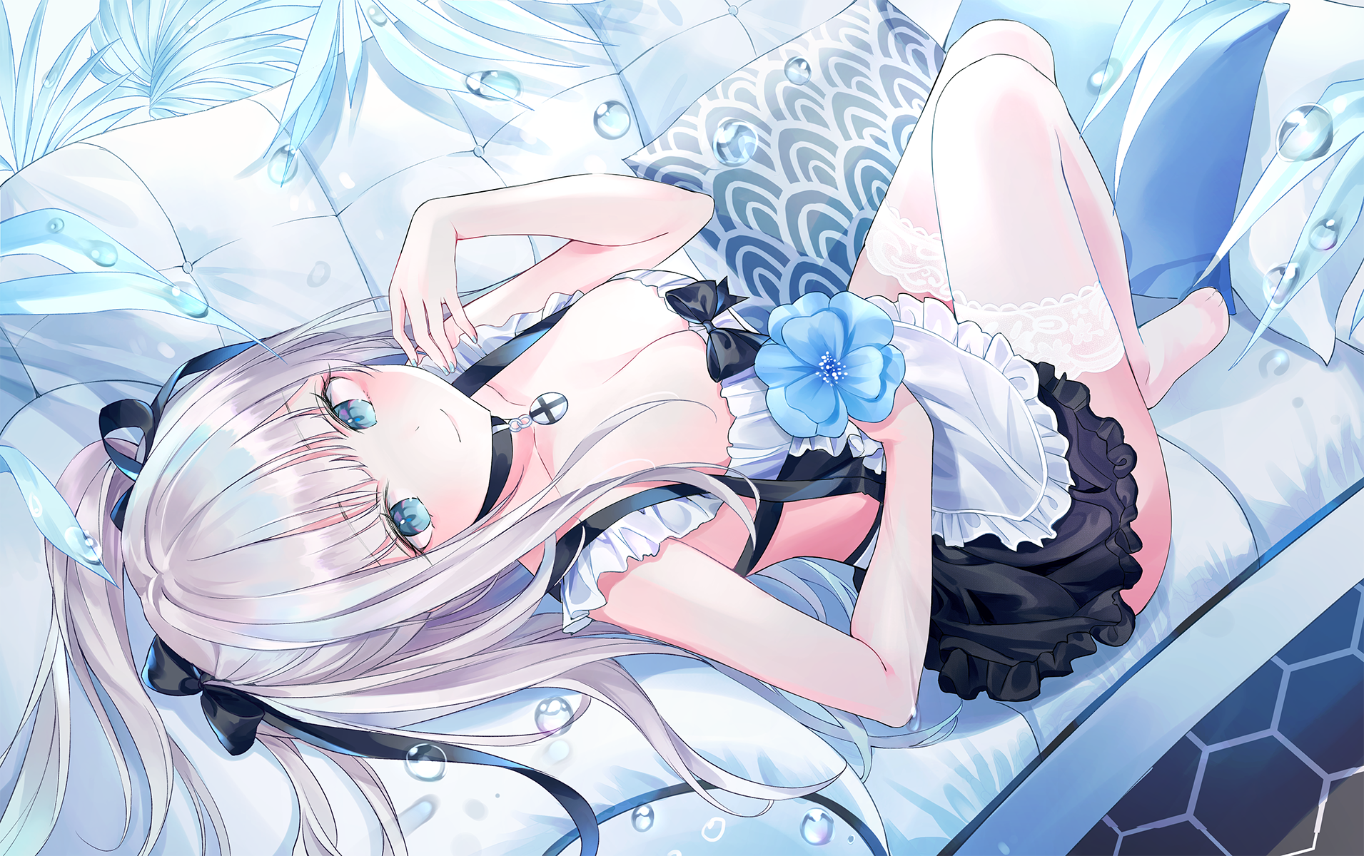 anime, anime girls, digital art, artwork, 2D, portrait, high angle, HD Wallpaper