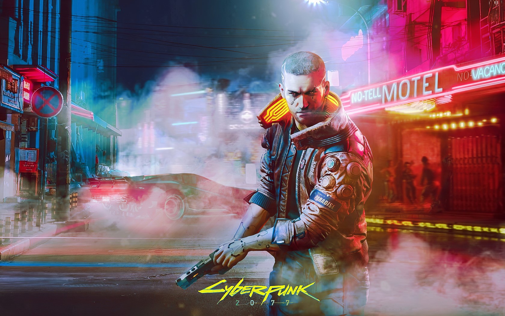 cyberpunk, Cyberpunk 2077, futuristic, car, HD Wallpaper