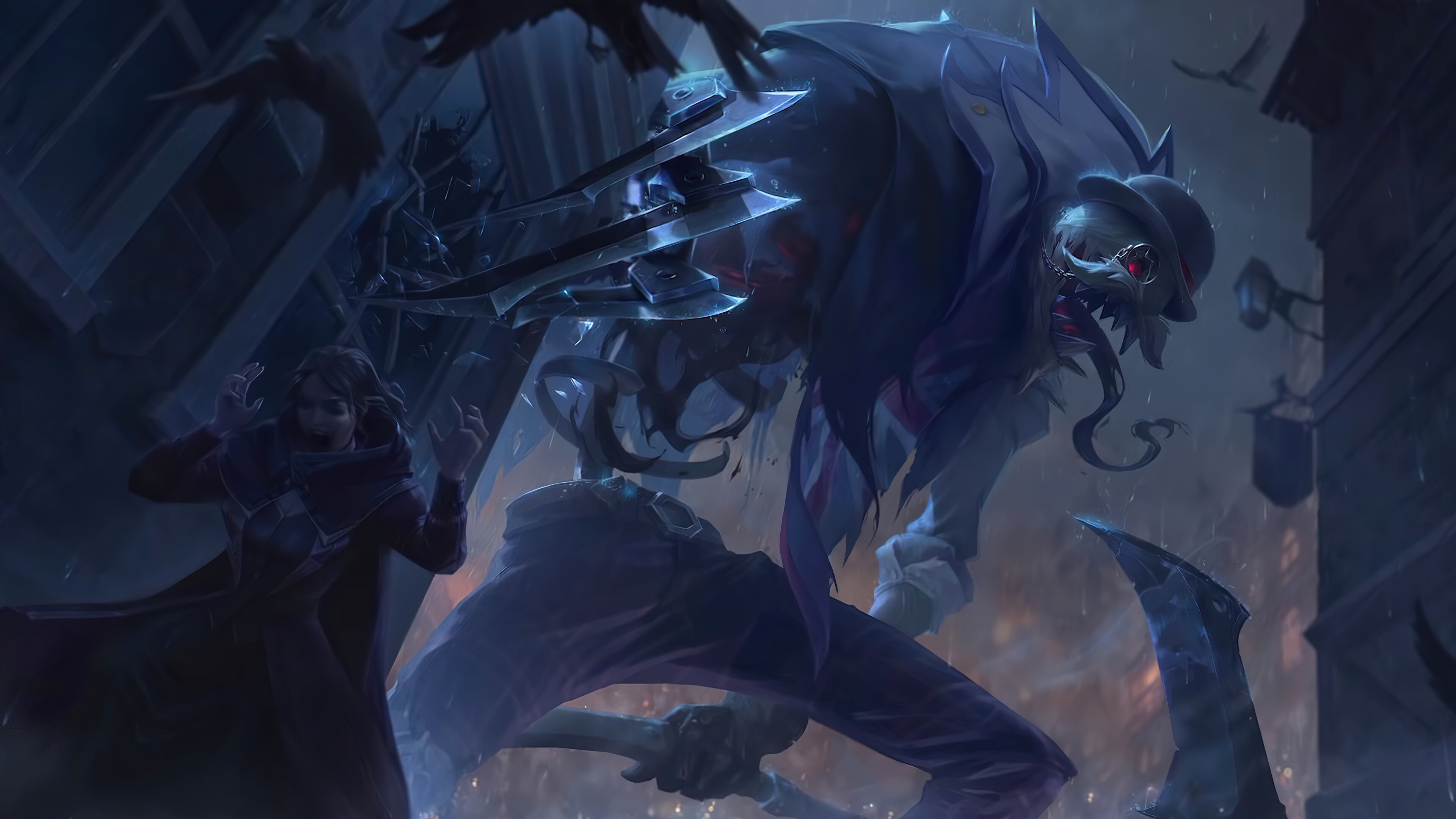 Union Jack, Fiddlesticks, League of Legends, Riot Games, HD Wallpaper