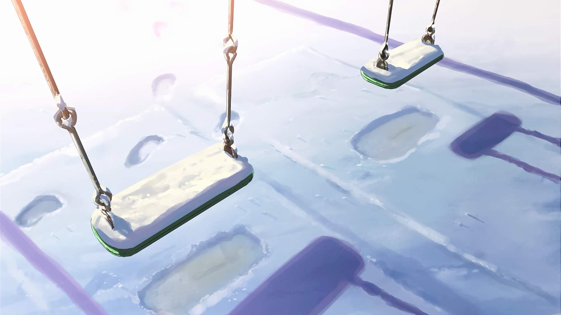 5 Centimeters Per Second, swings, anime, HD Wallpaper