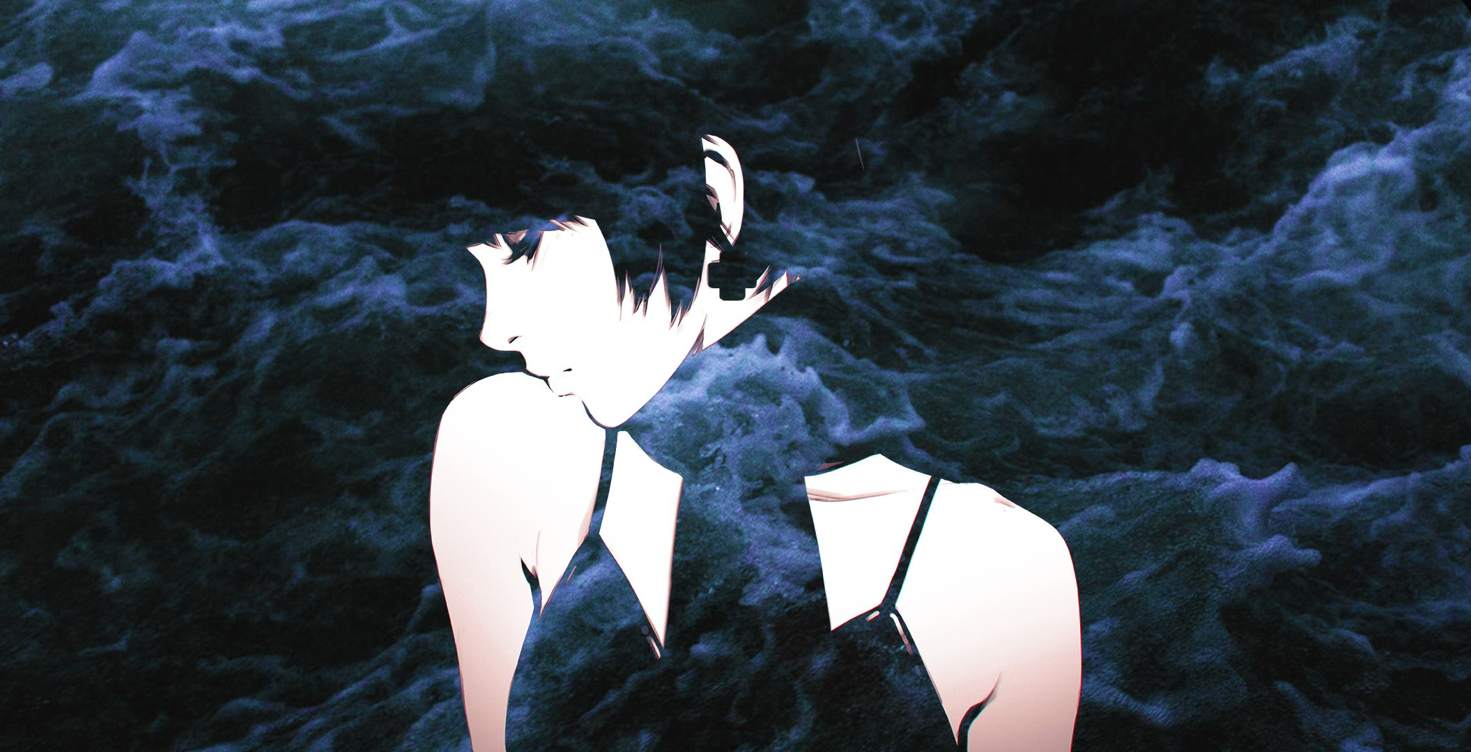 Ilya Kuvshinov, scarf, women, drawing, artwork, HD Wallpaper