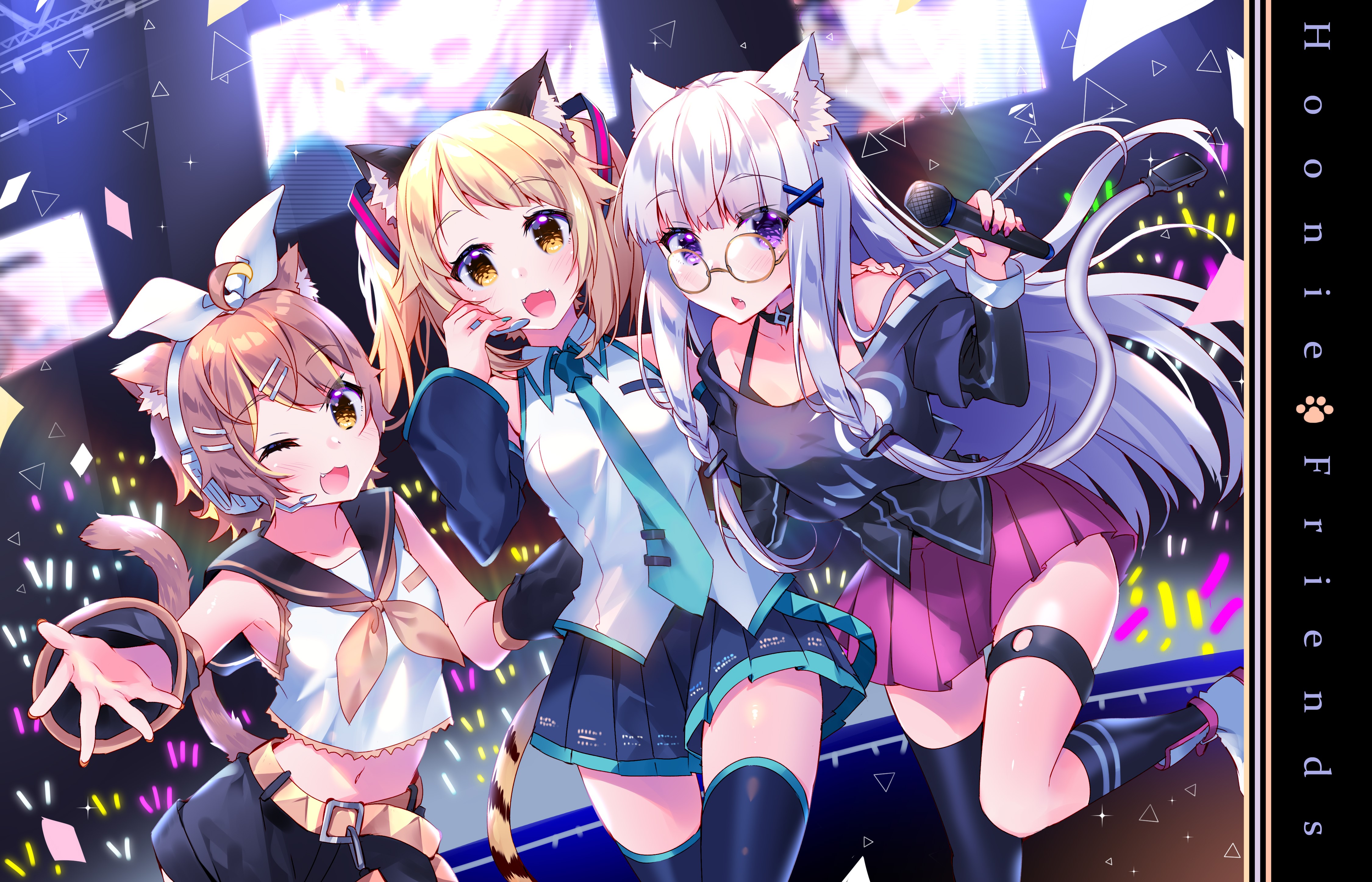 anime, anime girls, digital art, artwork, 2D, portrait, children, HD Wallpaper