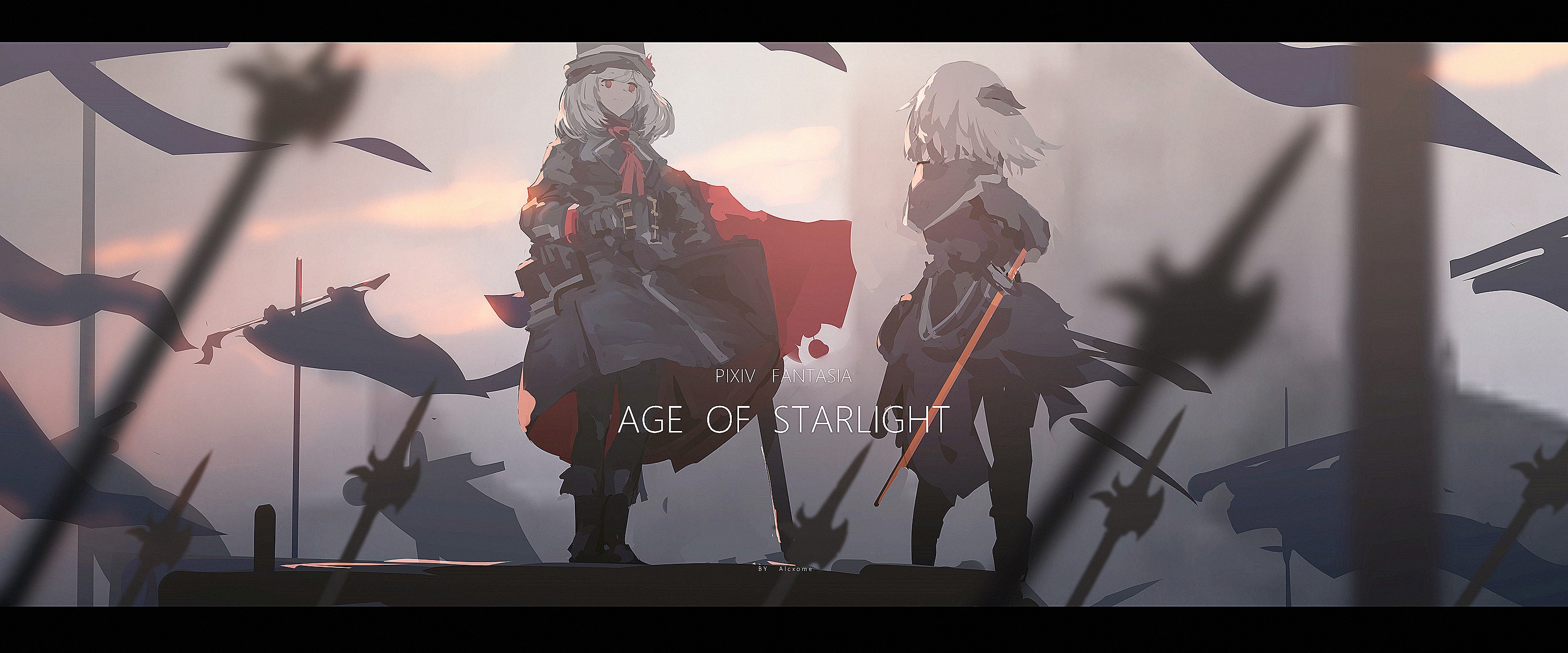 anime, anime girls, digital art, artwork, 2D, Alcxome, HD Wallpaper