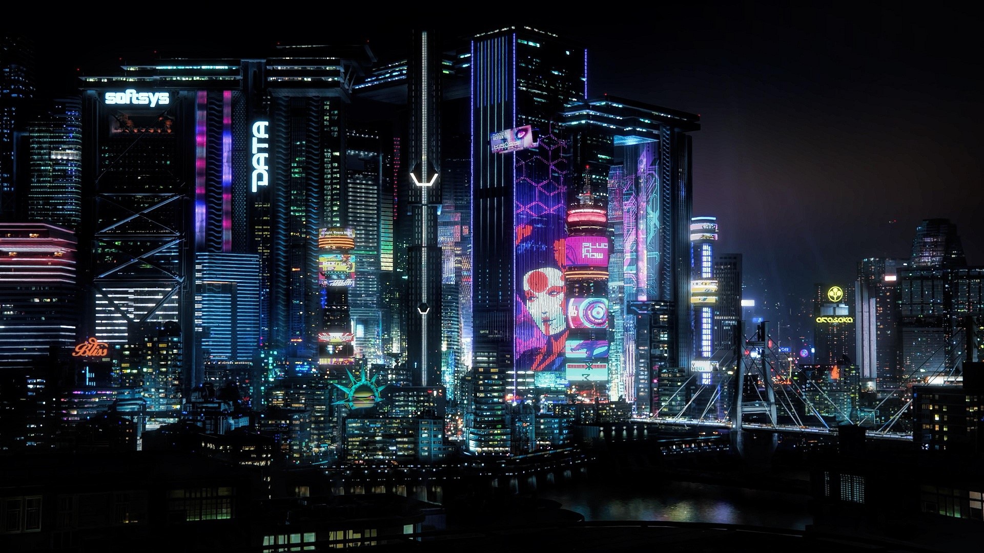Cyberpunk 2077, cyberpunk, video game art, digital art, HD Wallpaper