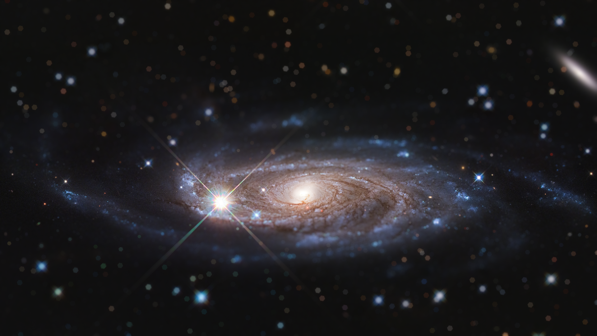 galaxy, space, stars, HD Wallpaper