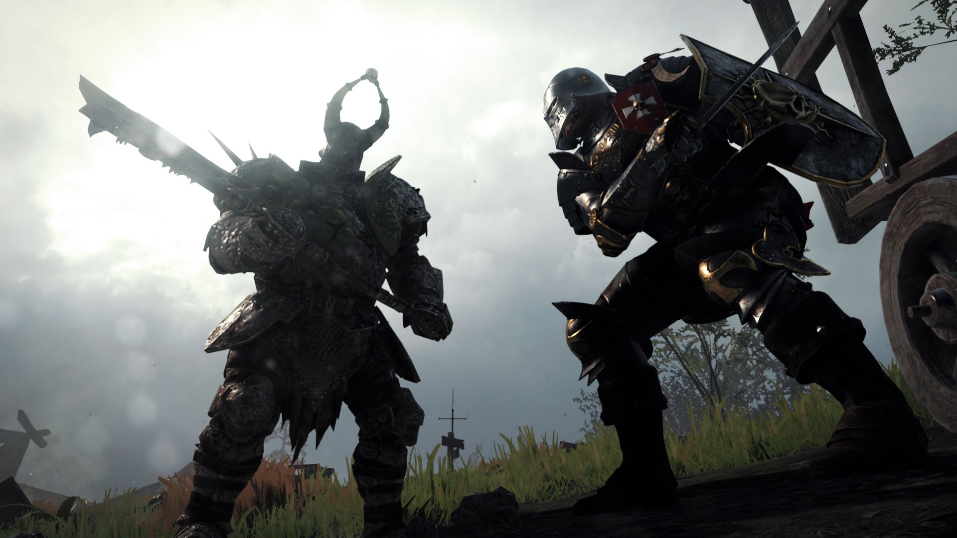 Warhammer, Vermintide 2, knight, shield, sword, video games, video game art, digital art, HD Wallpaper
