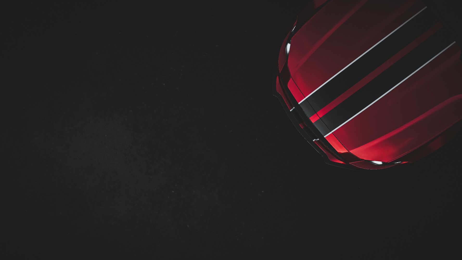 Ford Mustang, DeBerti Design, Ford, car, video games, Forza Horizon 4, top view, HD Wallpaper