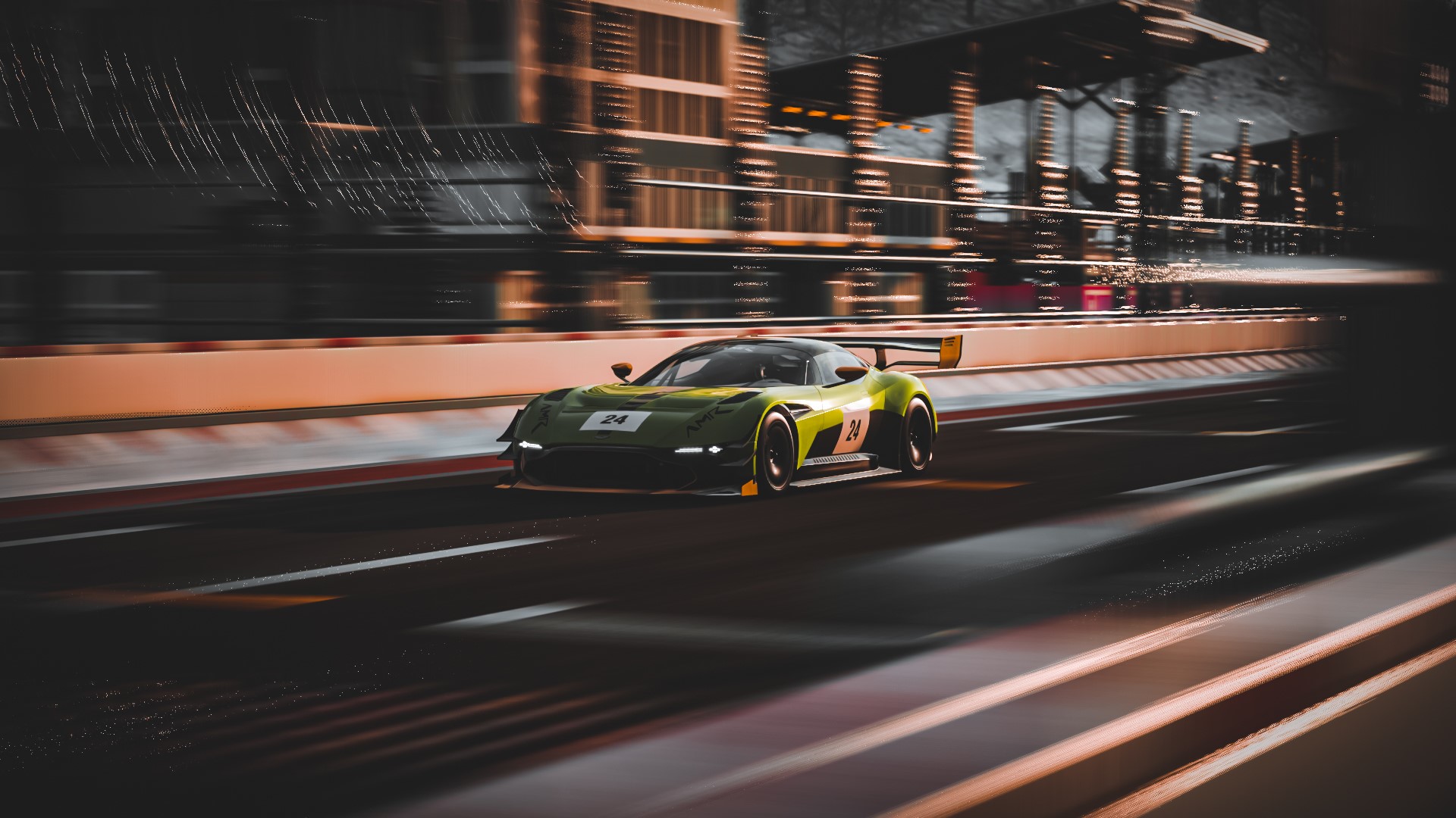 Aston Martin Vulcan, Aston Martin, Forza Horizon 4, car, video games, race tracks, HD Wallpaper