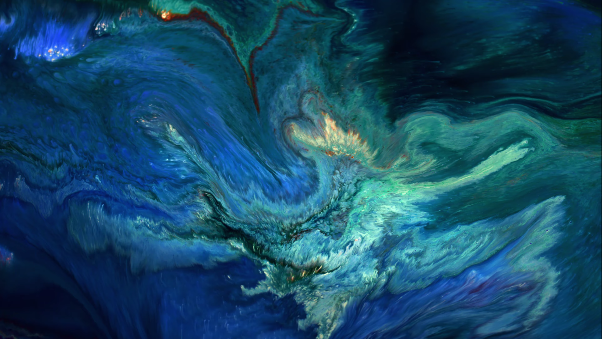 abstract, liquid, shapes, HD Wallpaper