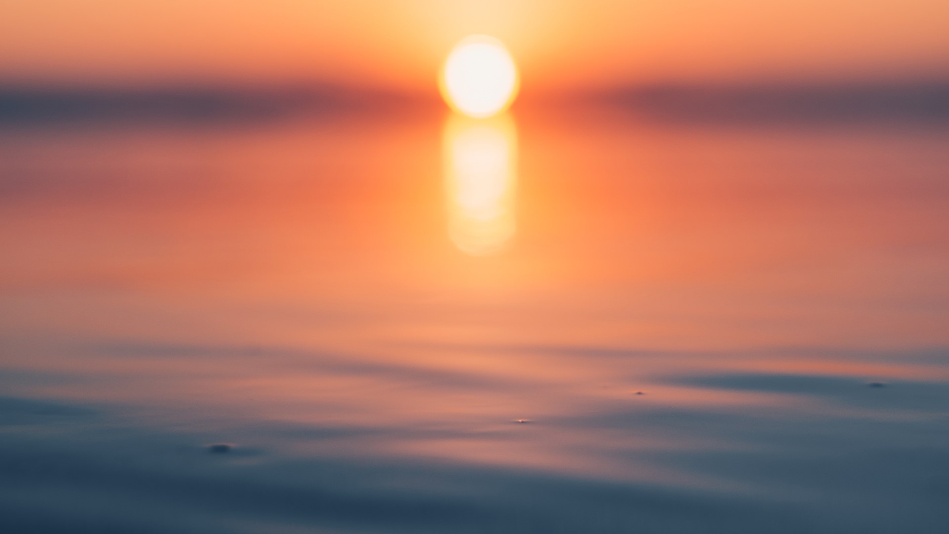 clouds, water, sunset, photography, HD Wallpaper