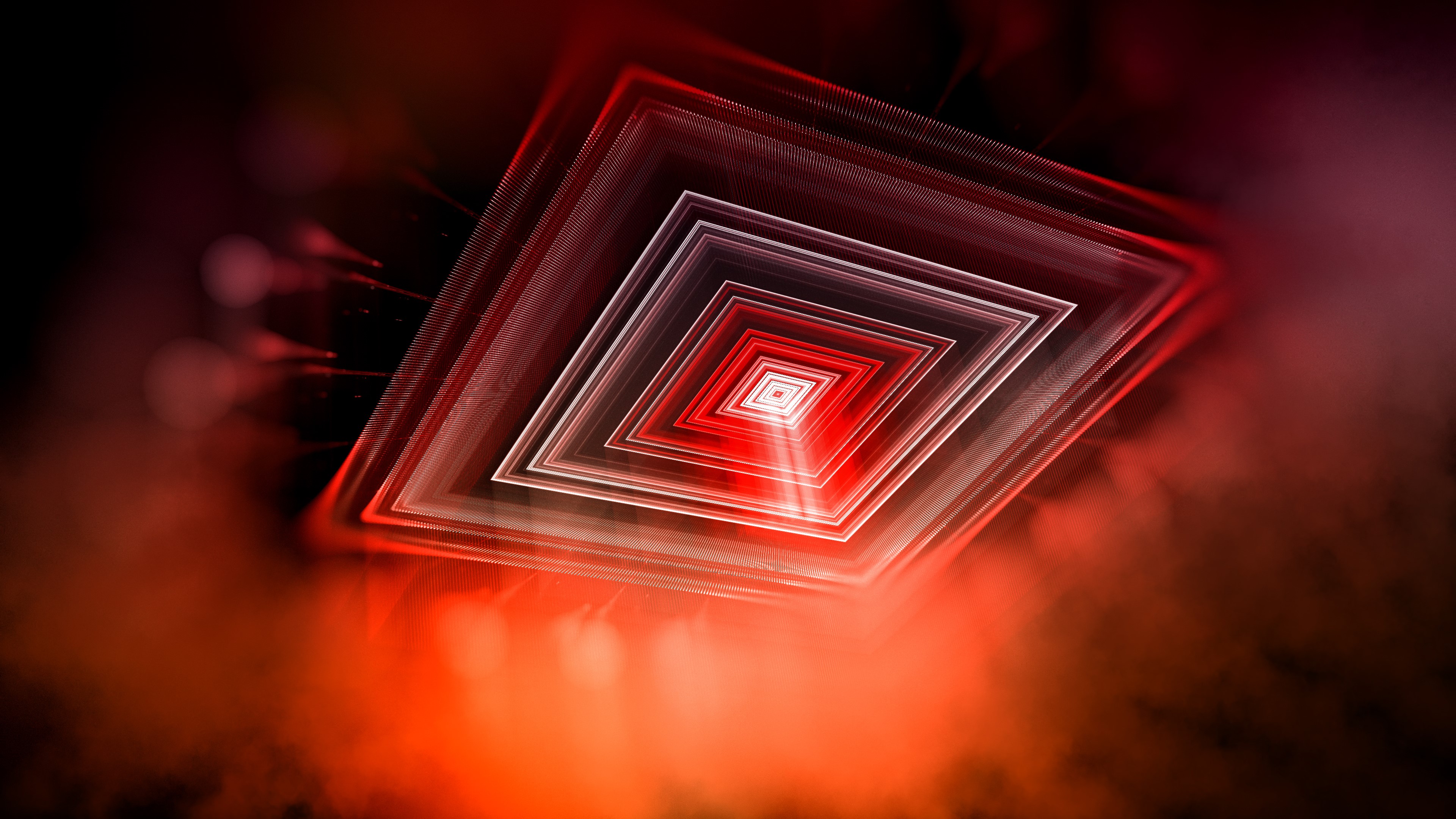 abstract, square, smoke, HD Wallpaper