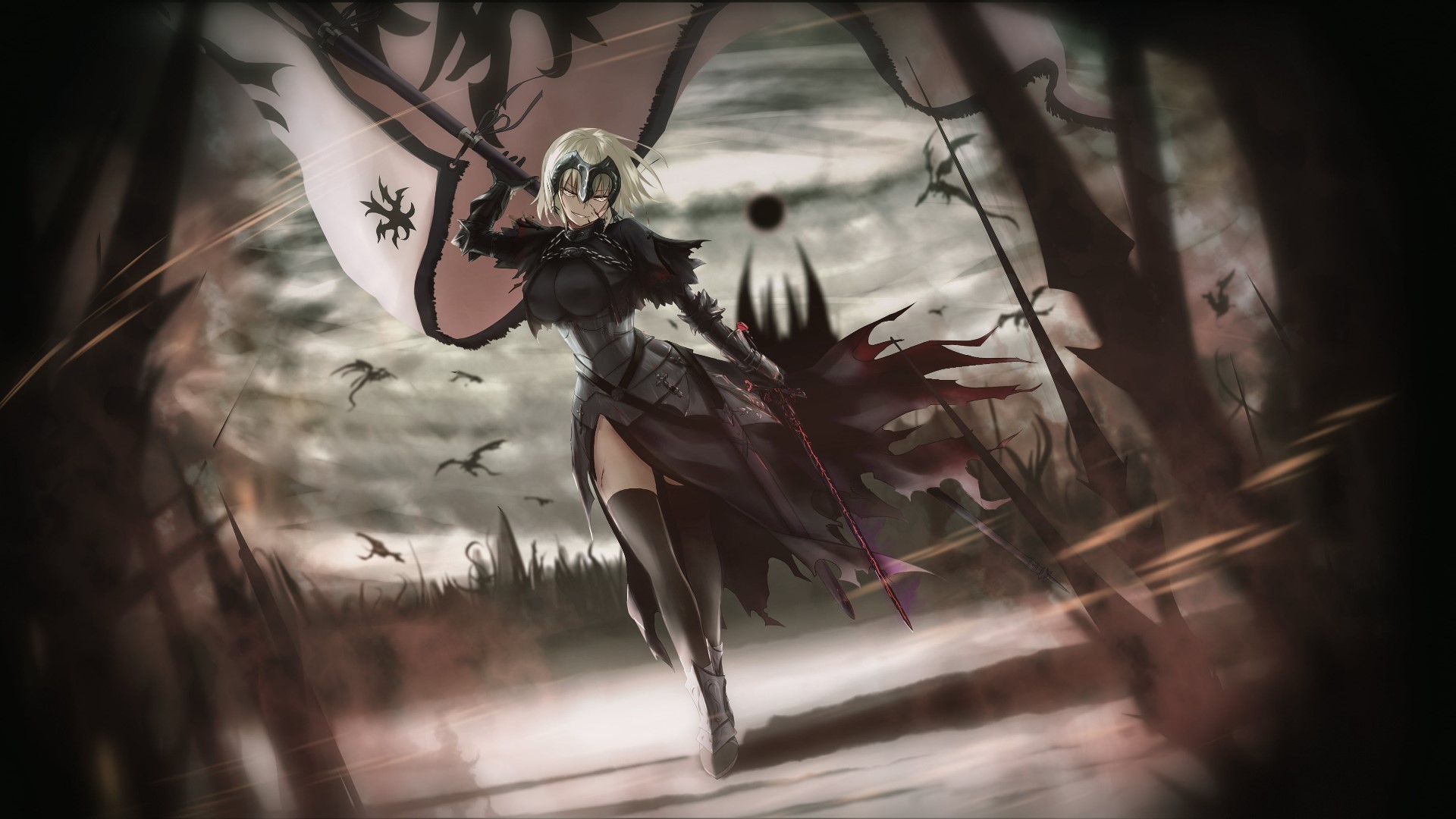 white, anime, 113 Character, anime girls, illustration, fan art, HD Wallpaper