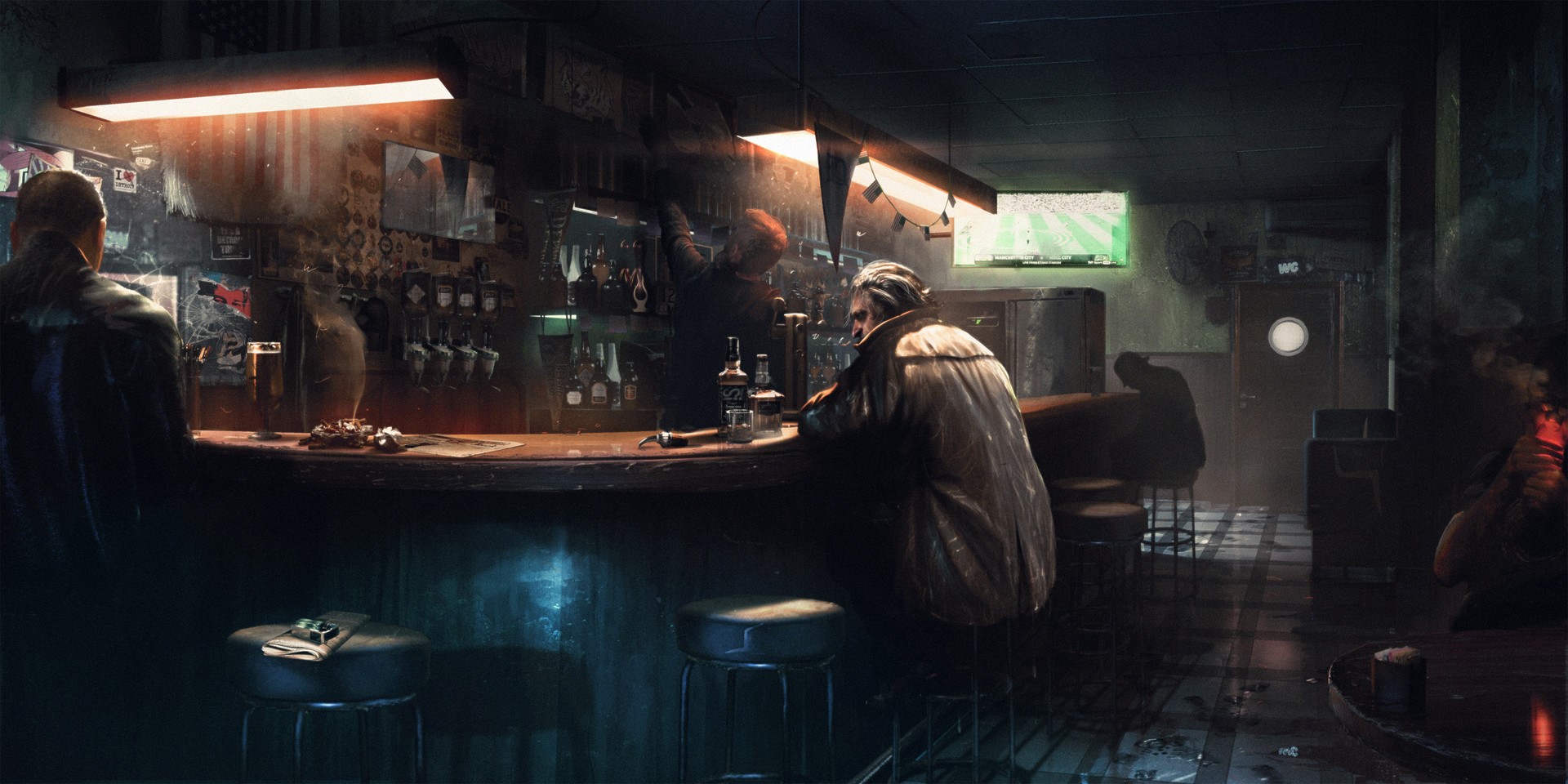 artwork, Wojtek Fus, Detroit become human, HD Wallpaper