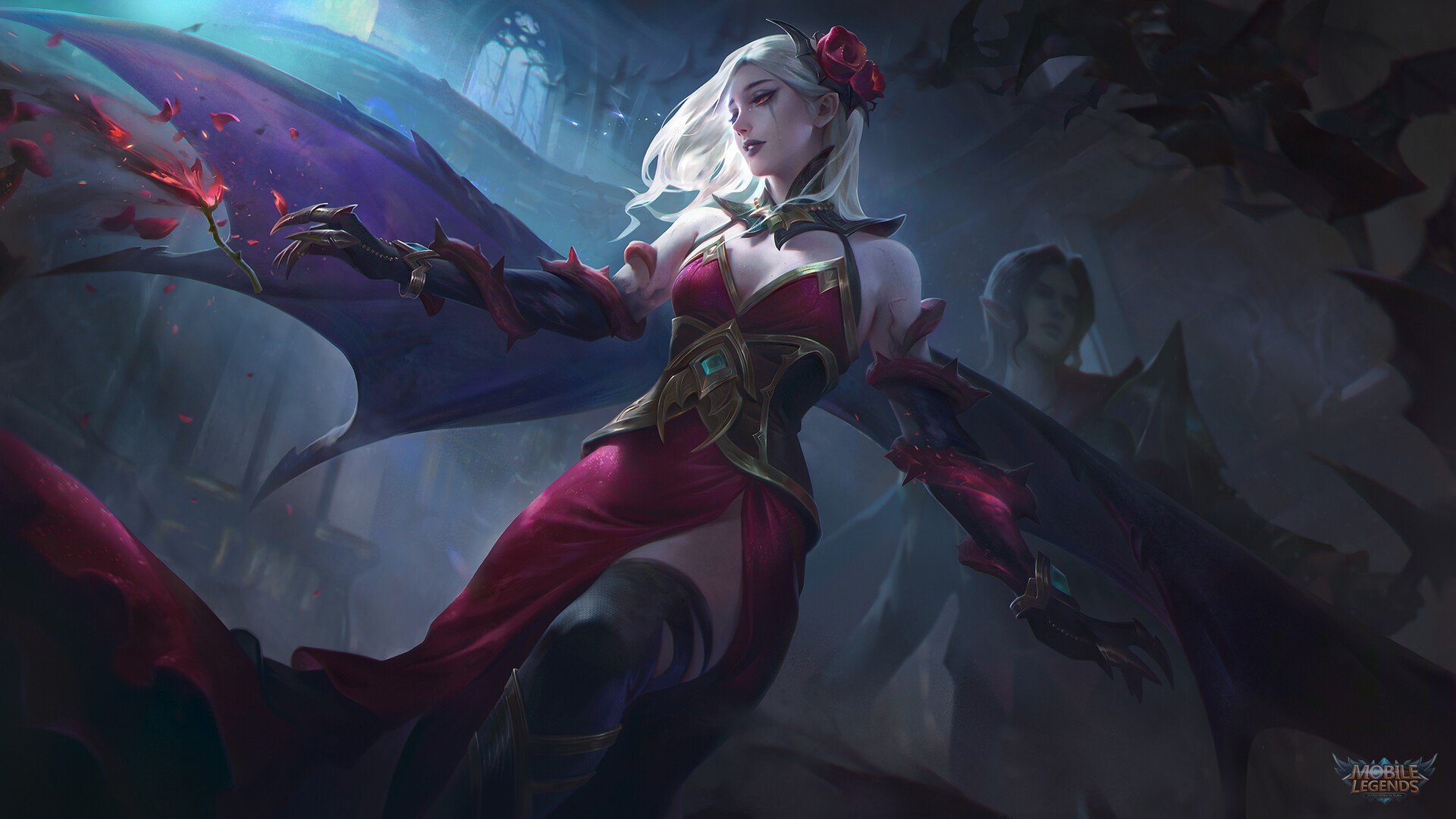 Mobile Legends, video game girls, low-angle, Arc Noir, HD Wallpaper