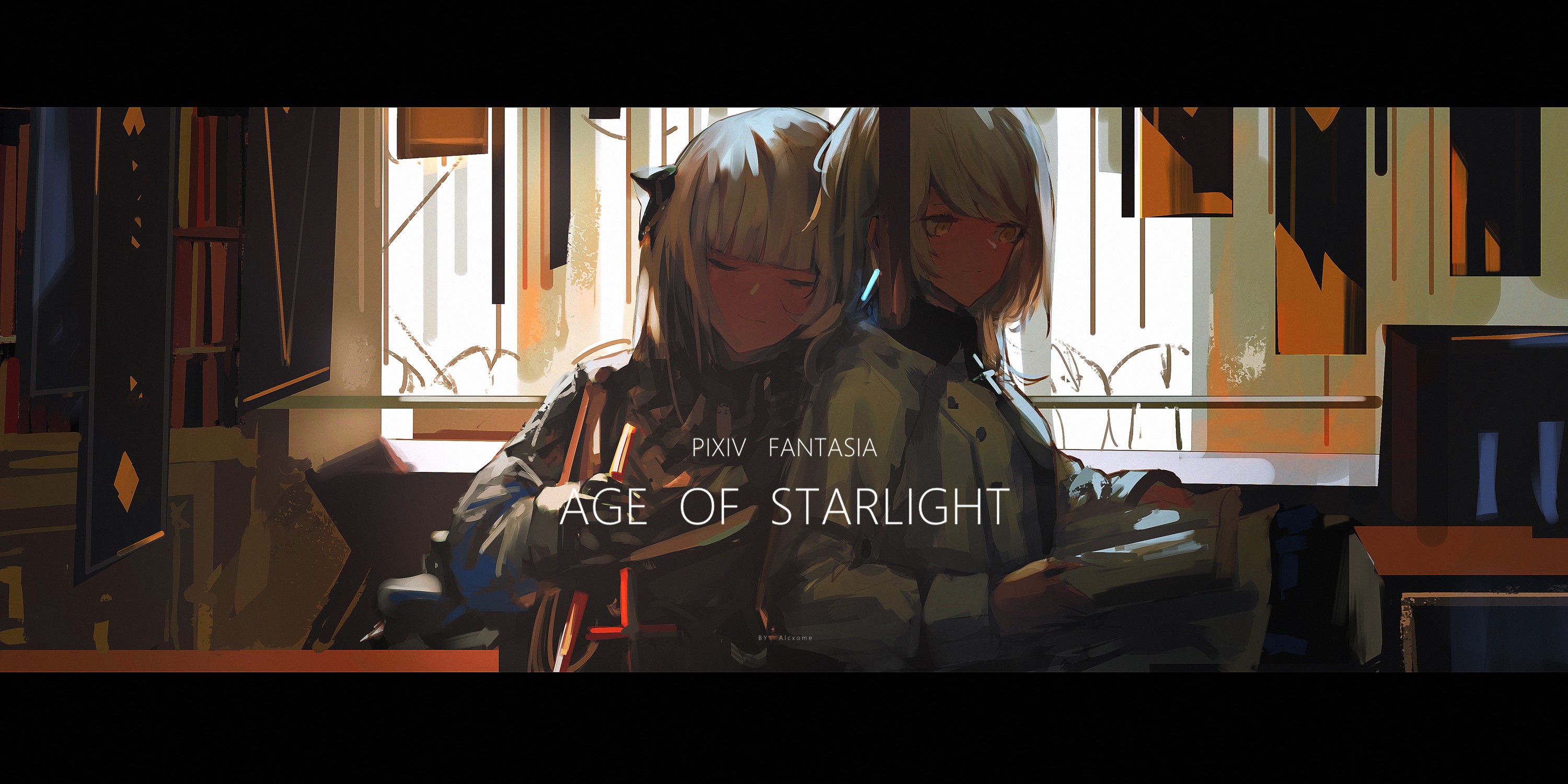 anime, anime girls, digital art, artwork, 2D, Alcxome, HD Wallpaper