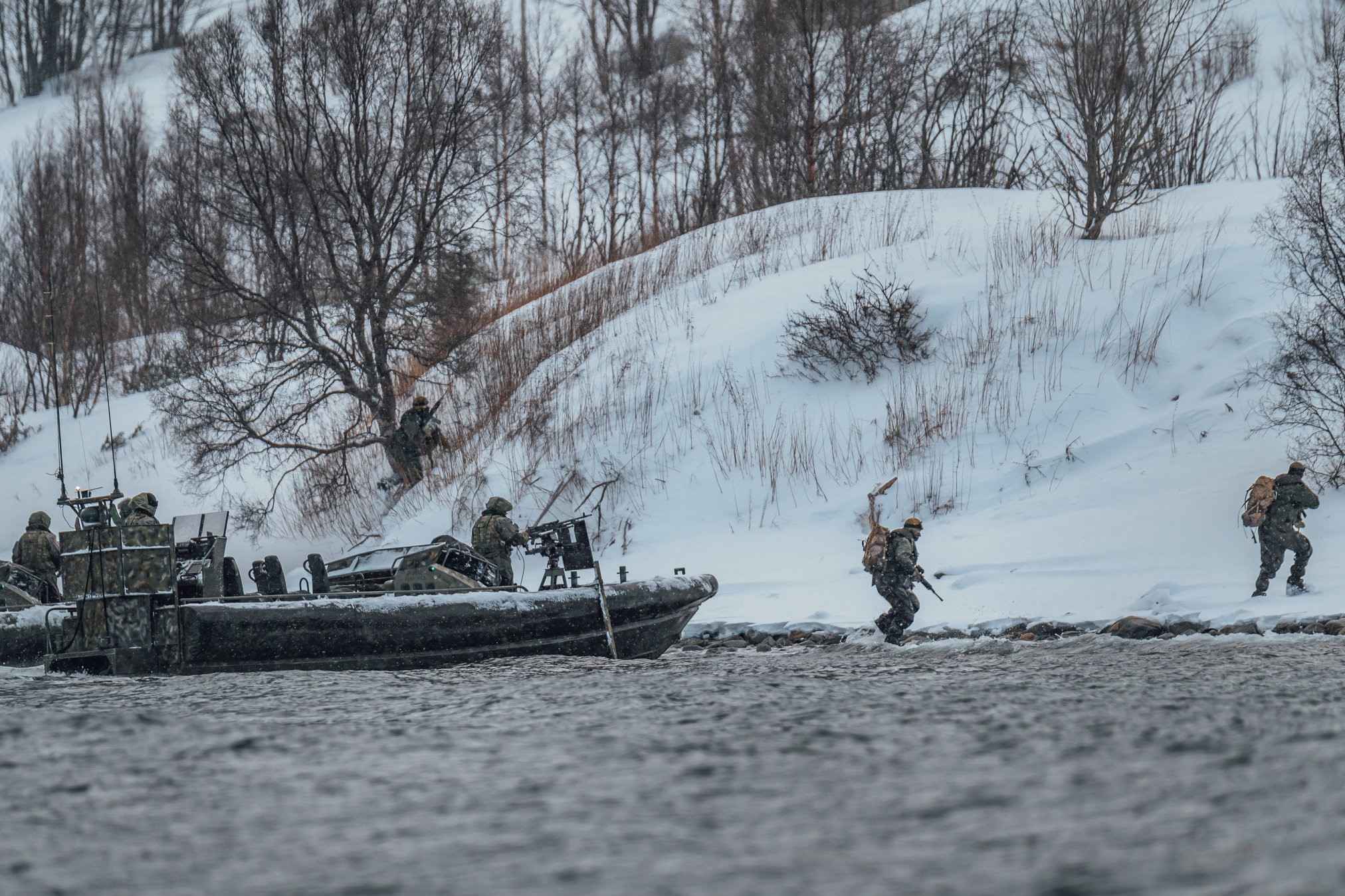 army, military, winter, military training, Norway, HD Wallpaper