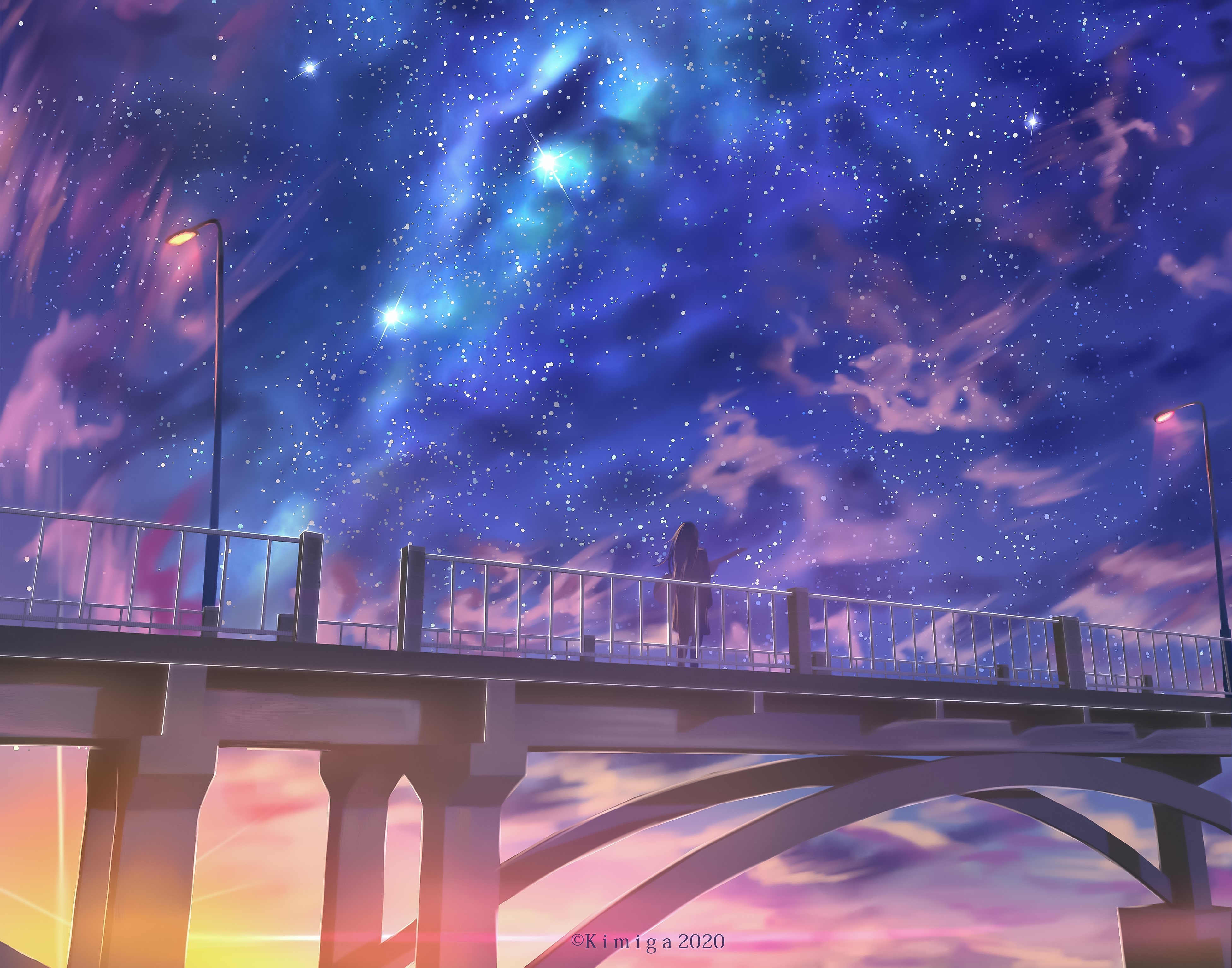 anime, 2D, digital art, artwork, anime girls, HD Wallpaper