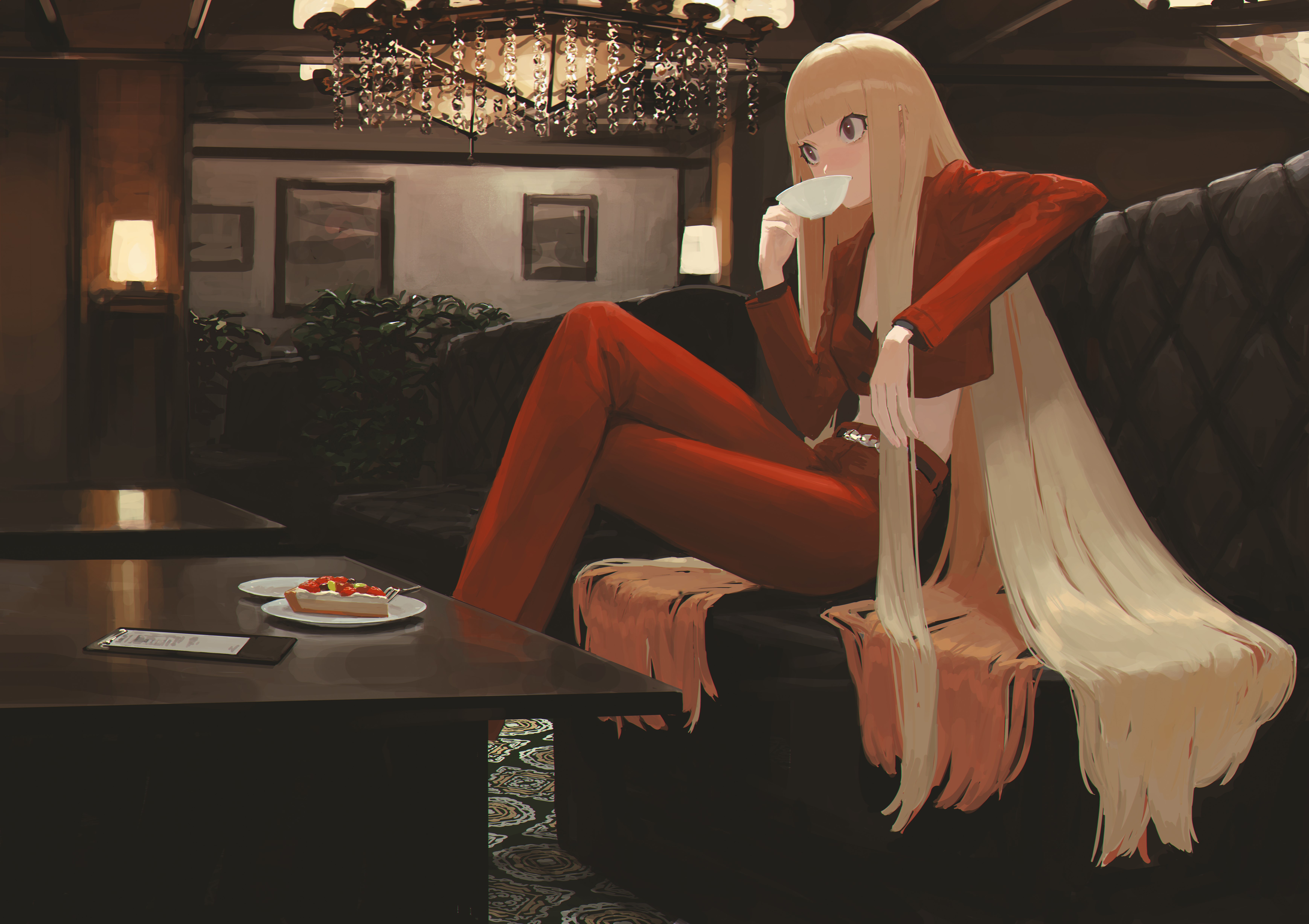 anime, 2D, artwork, digital art, anime girls, HD Wallpaper
