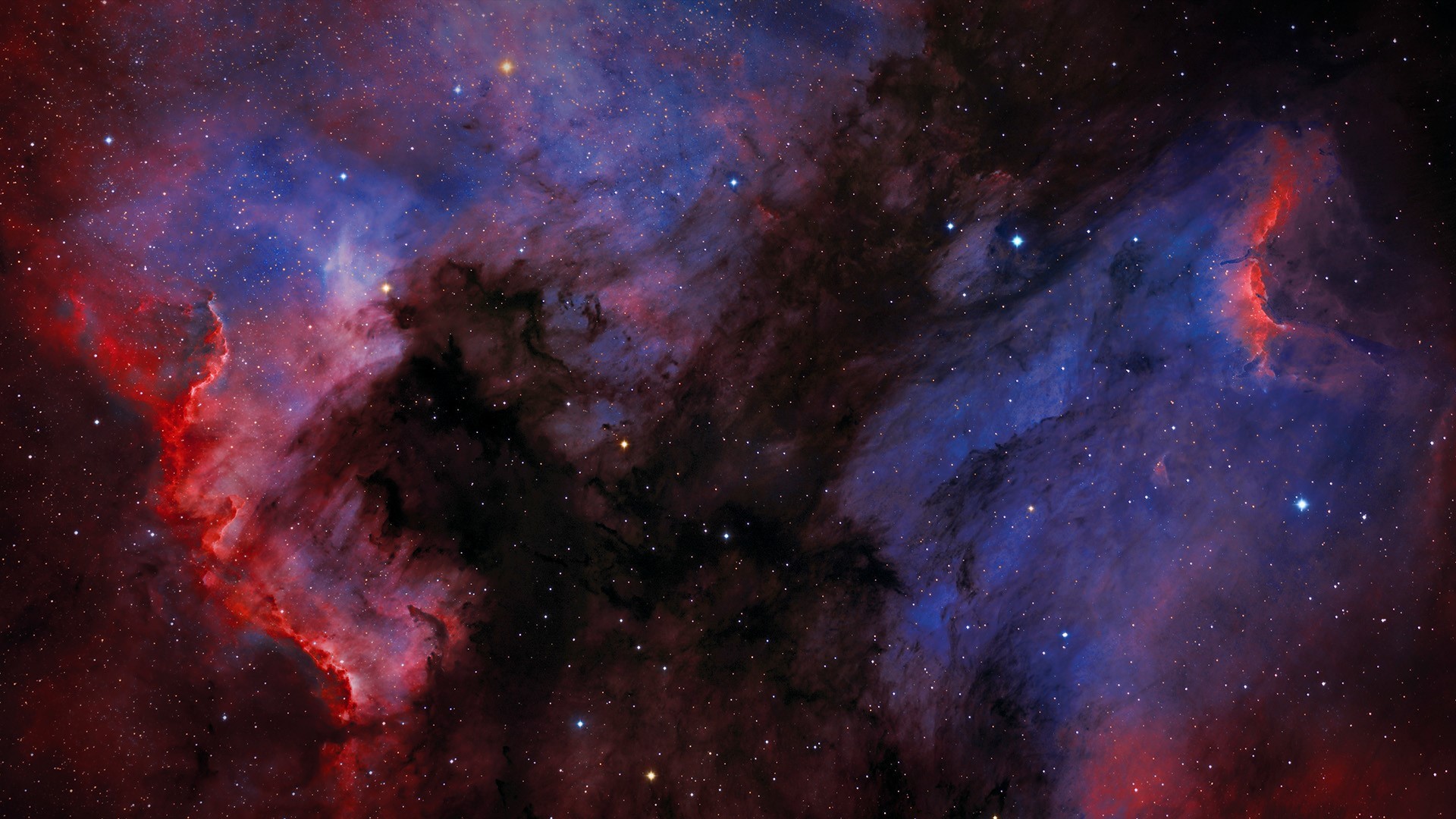nature, stars, galaxy, space, nebula, constellations, Cygnus constellation, Pelican Nebula, HD Wallpaper