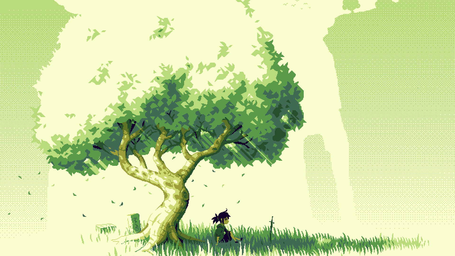 pixel art, pixels, sword, HD Wallpaper