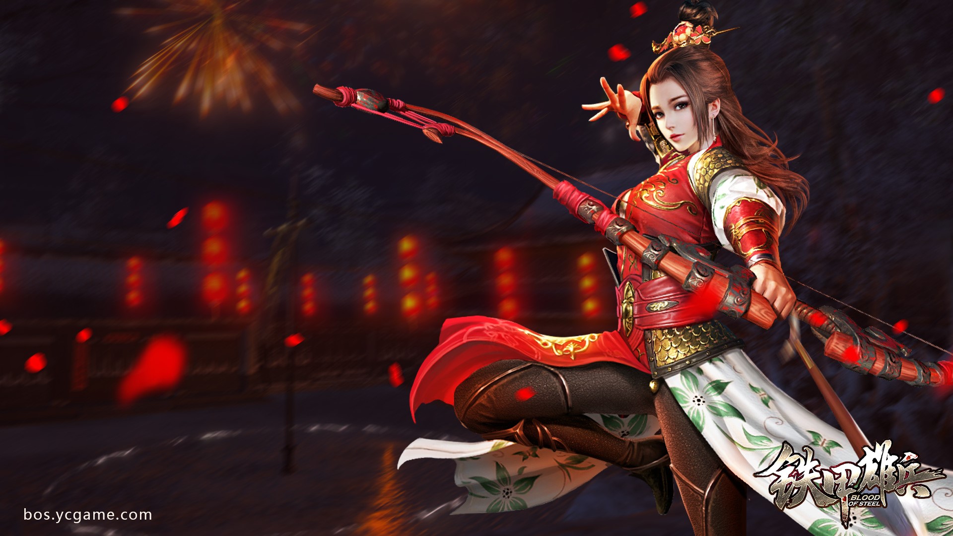 Blood of Steel, PC gaming, archer, Asian, fantasy girl, HD Wallpaper