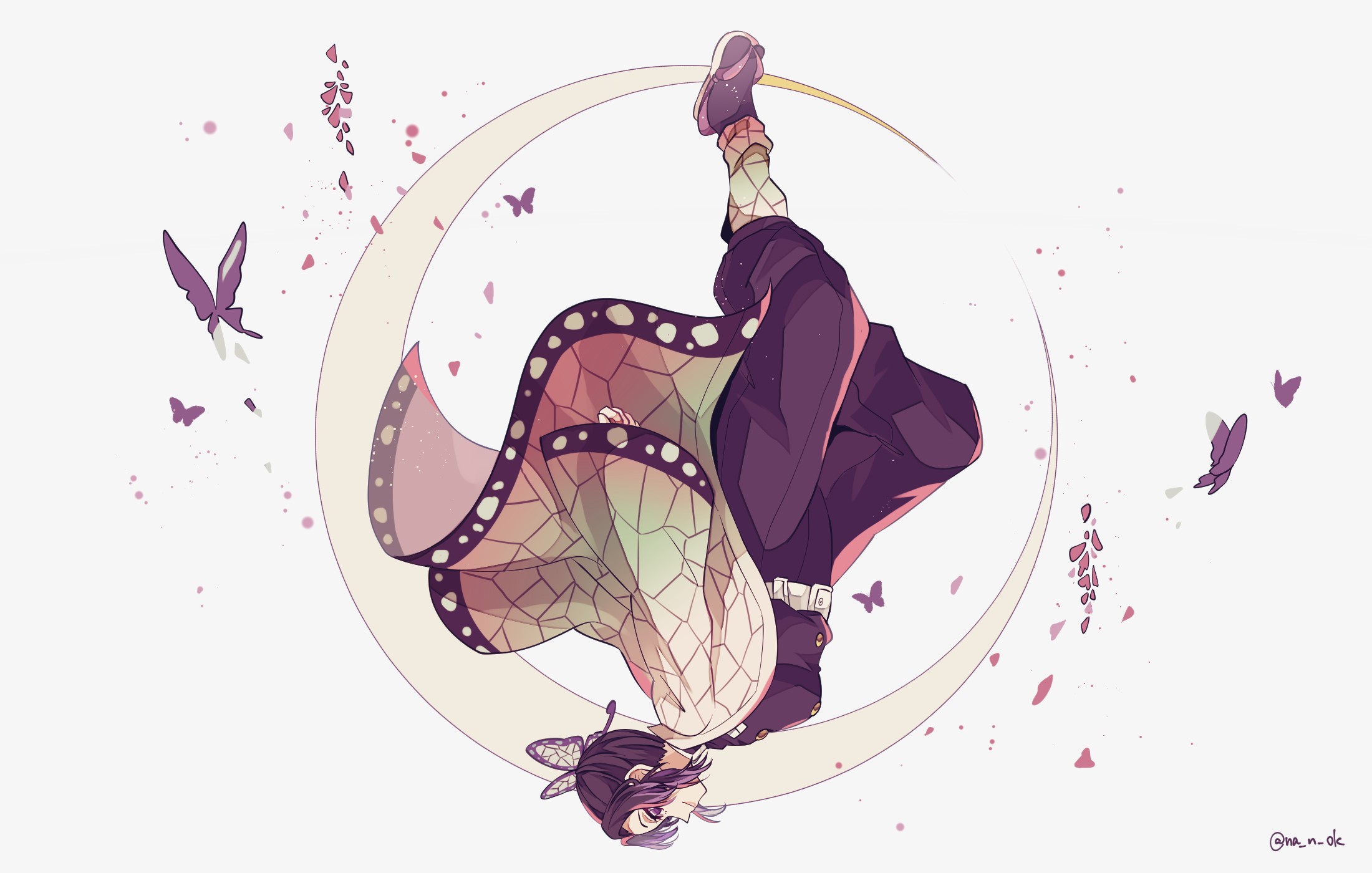 anime, anime girls, Kimetsu no Yaiba, Kochou Shinobu, HD Wallpaper