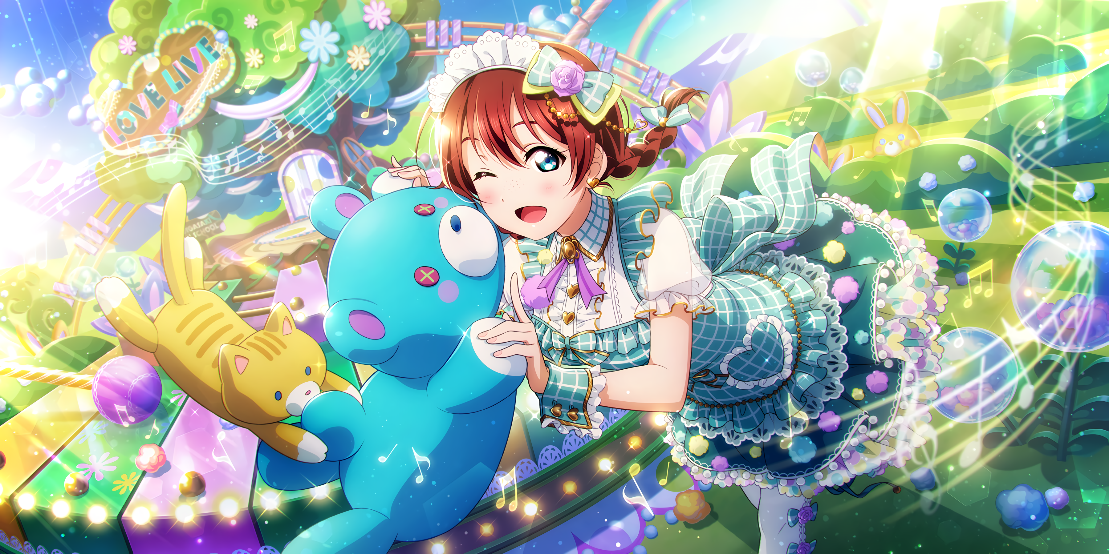 Love Live!, Love Live Series, Love Live! Sunshine, anime, anime girls, Emma Verde, HD Wallpaper