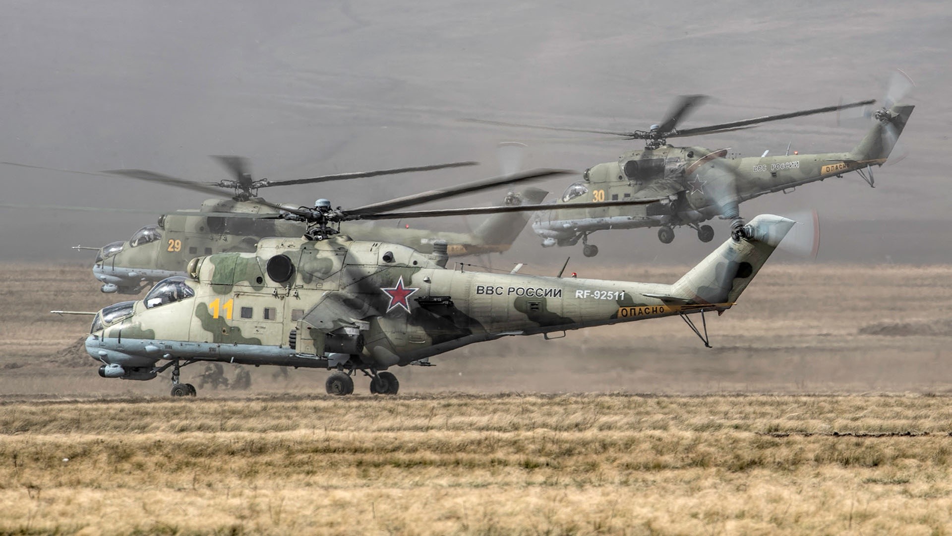 vehicle, military, Russia, helicopter, military vehicle, aircraft, military aircraft, Mi- 24, HD Wallpaper