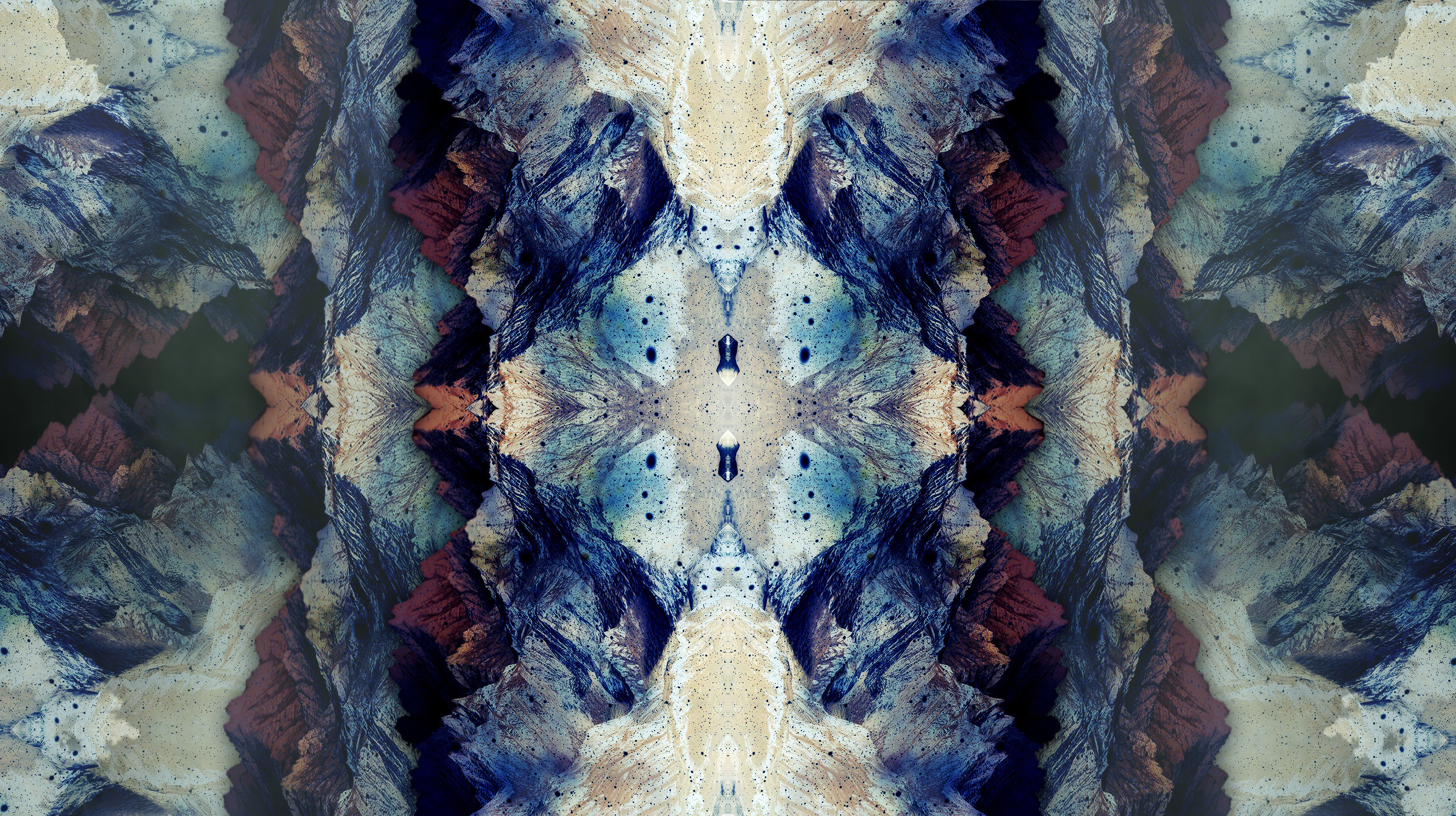 abstract, digital art, artwork, mirrored, symmetry, HD Wallpaper