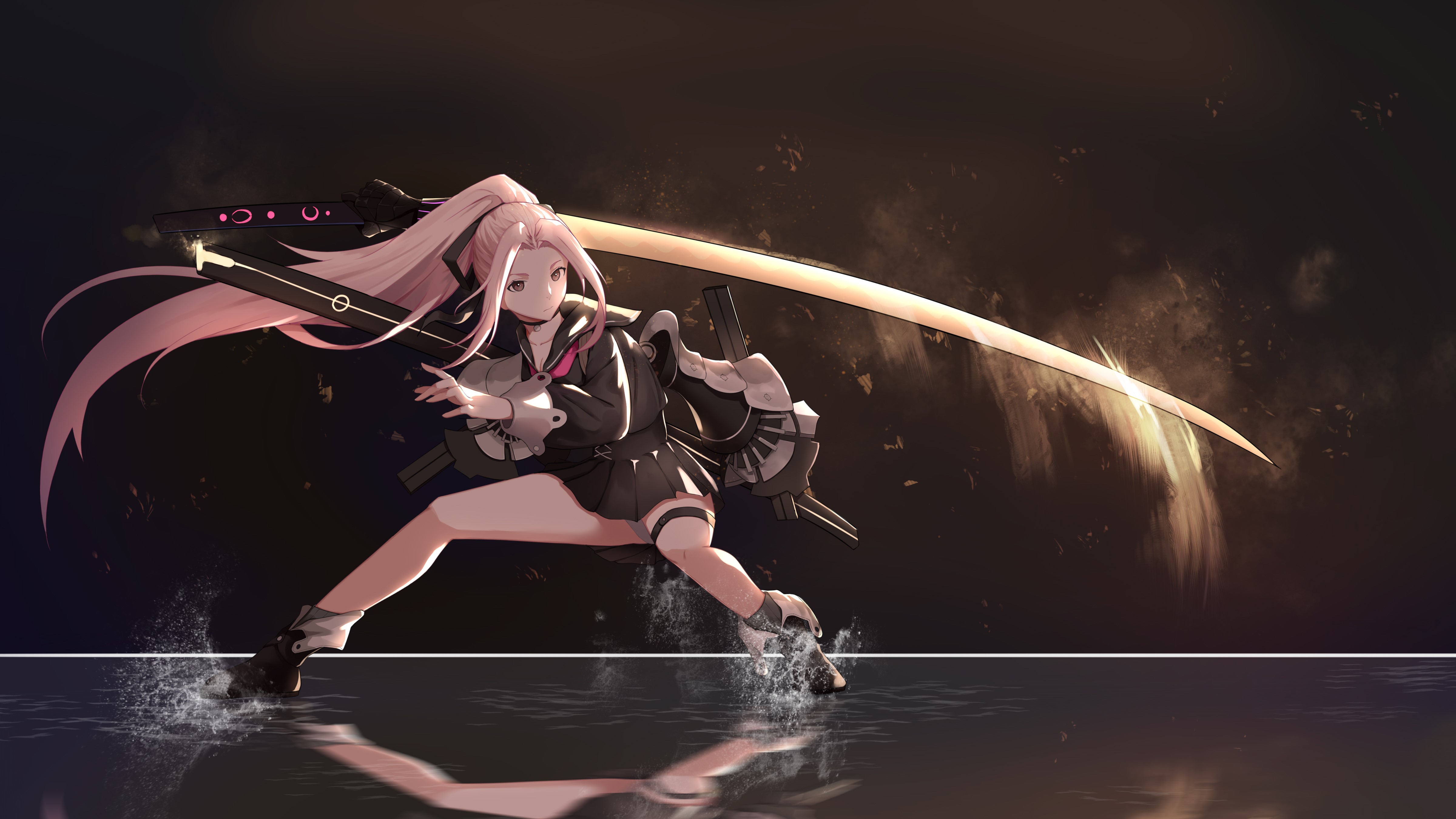 Forever 7th Capital, anime girls, girls with swords, anime, Eternal-City, Kachigo, HD Wallpaper