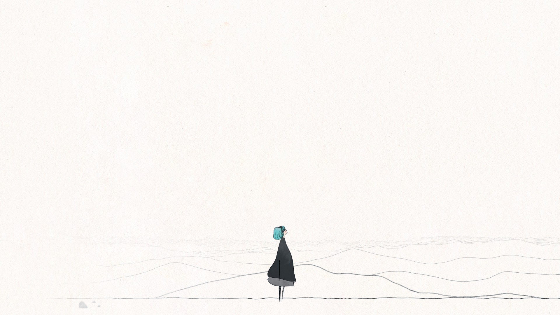 Gris (Video Game), game art, minimalism, HD Wallpaper