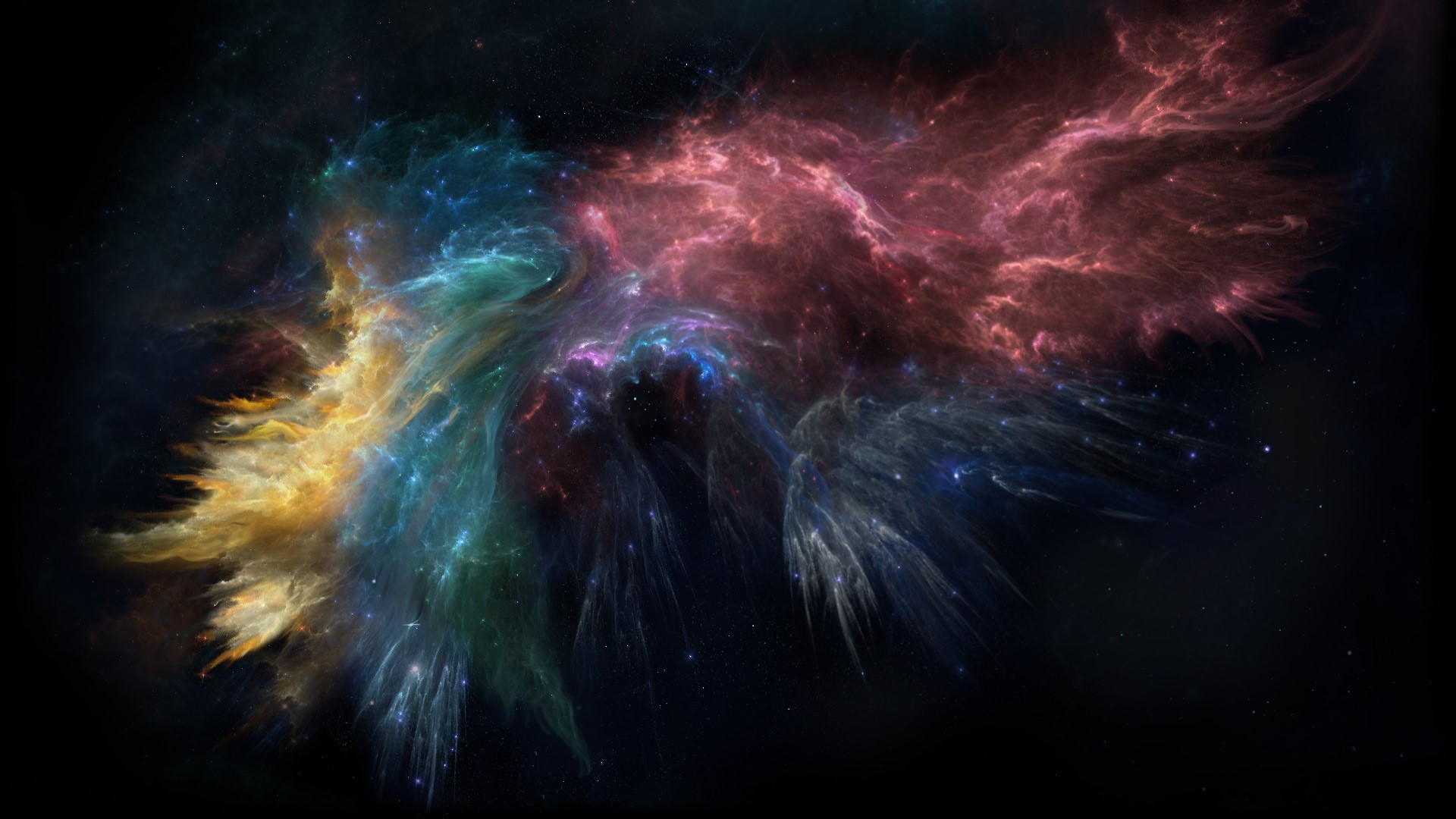 space, stars, space art, HD Wallpaper