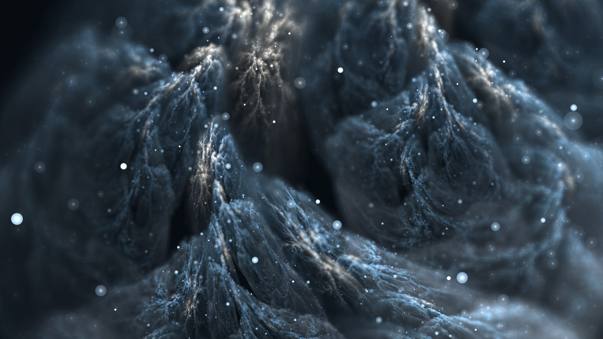 digital art, floating particles, texture, HD Wallpaper