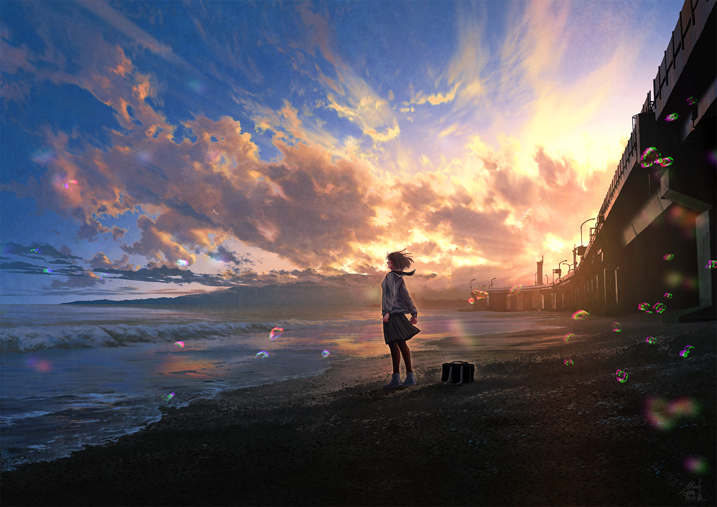 anime, anime girls, digital art, artwork, 2D, portrait, HD Wallpaper