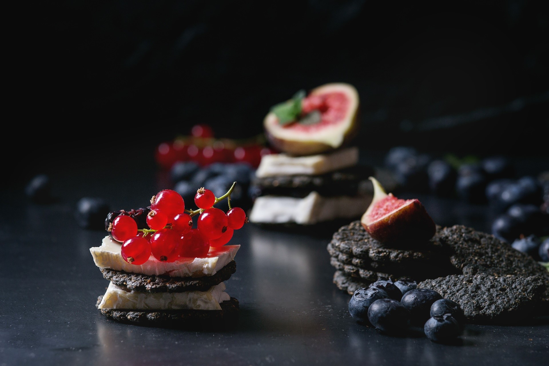 food, sweets, fruit, berries, HD Wallpaper