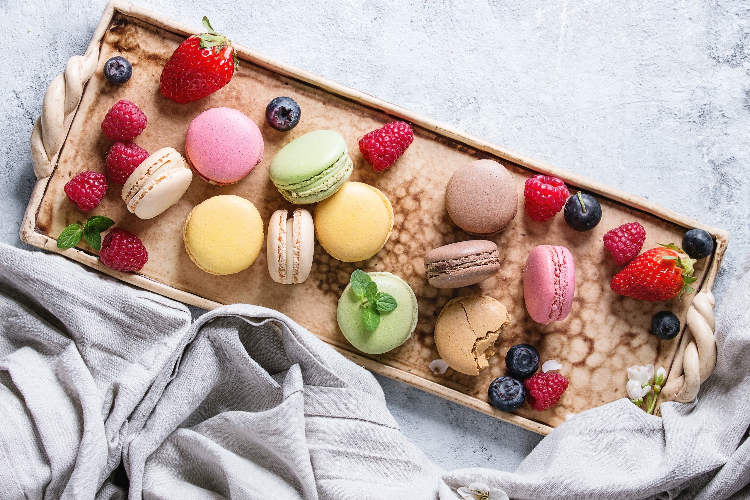 food, sweets, cake, berries, HD Wallpaper