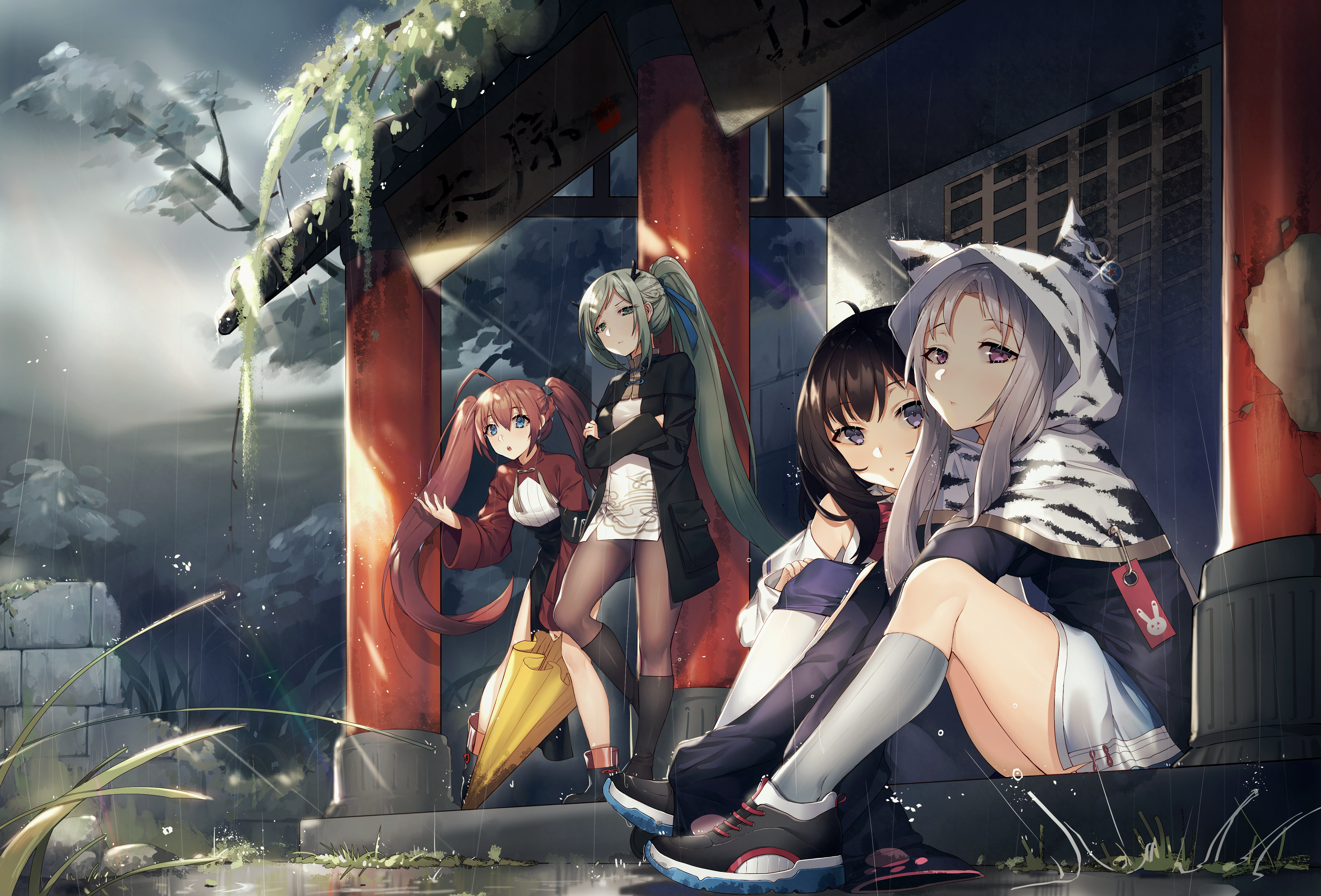 anime, anime girls, digital art, artwork, 2D, portrait, HD Wallpaper