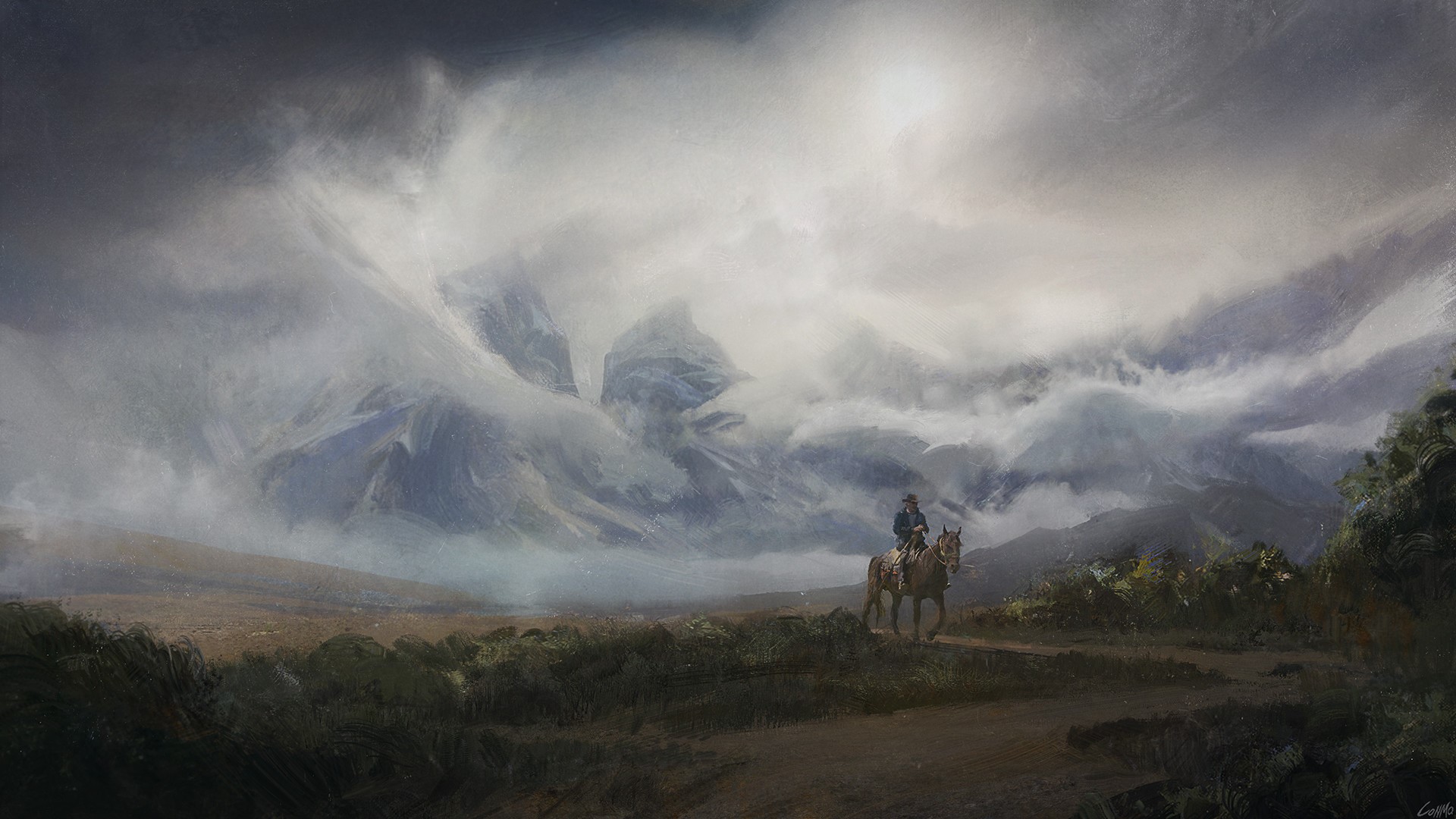 fantasy art, artwork, Red Dead Redemption 2, HD Wallpaper