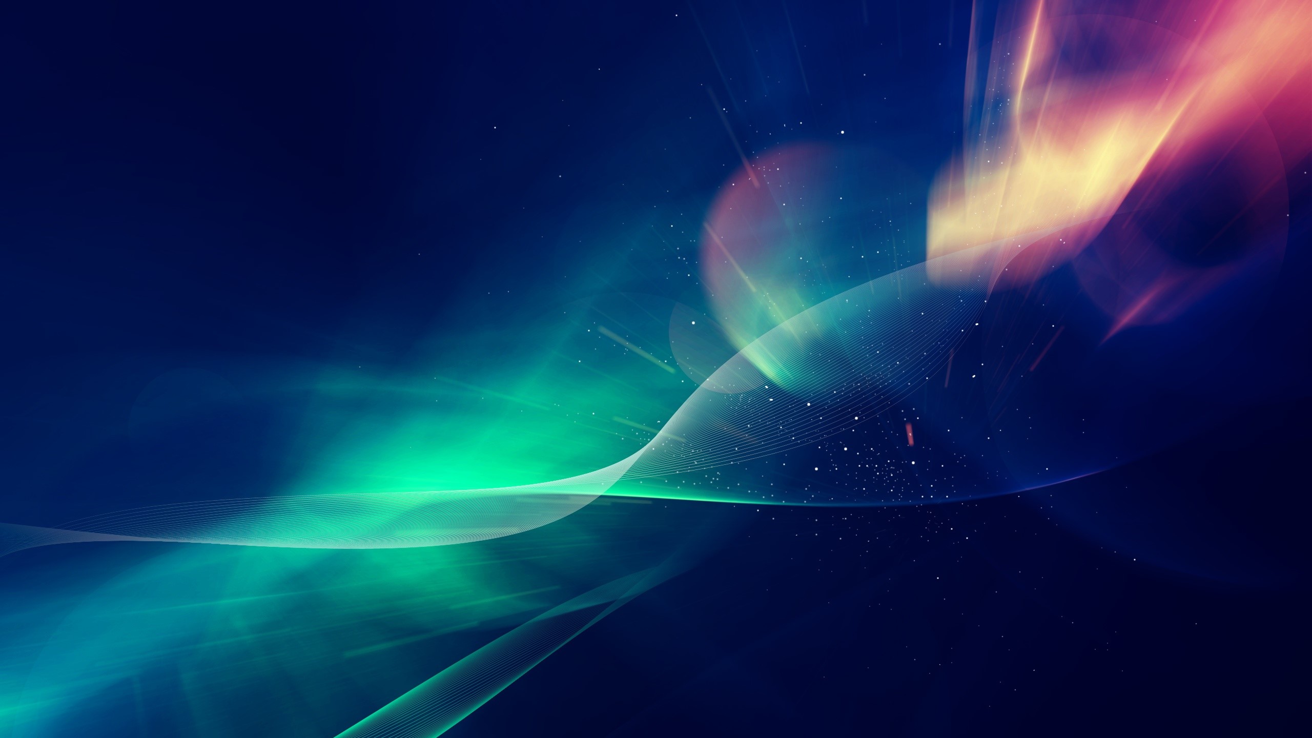 abstract, blue, digital art, artwork, shapes, HD Wallpaper