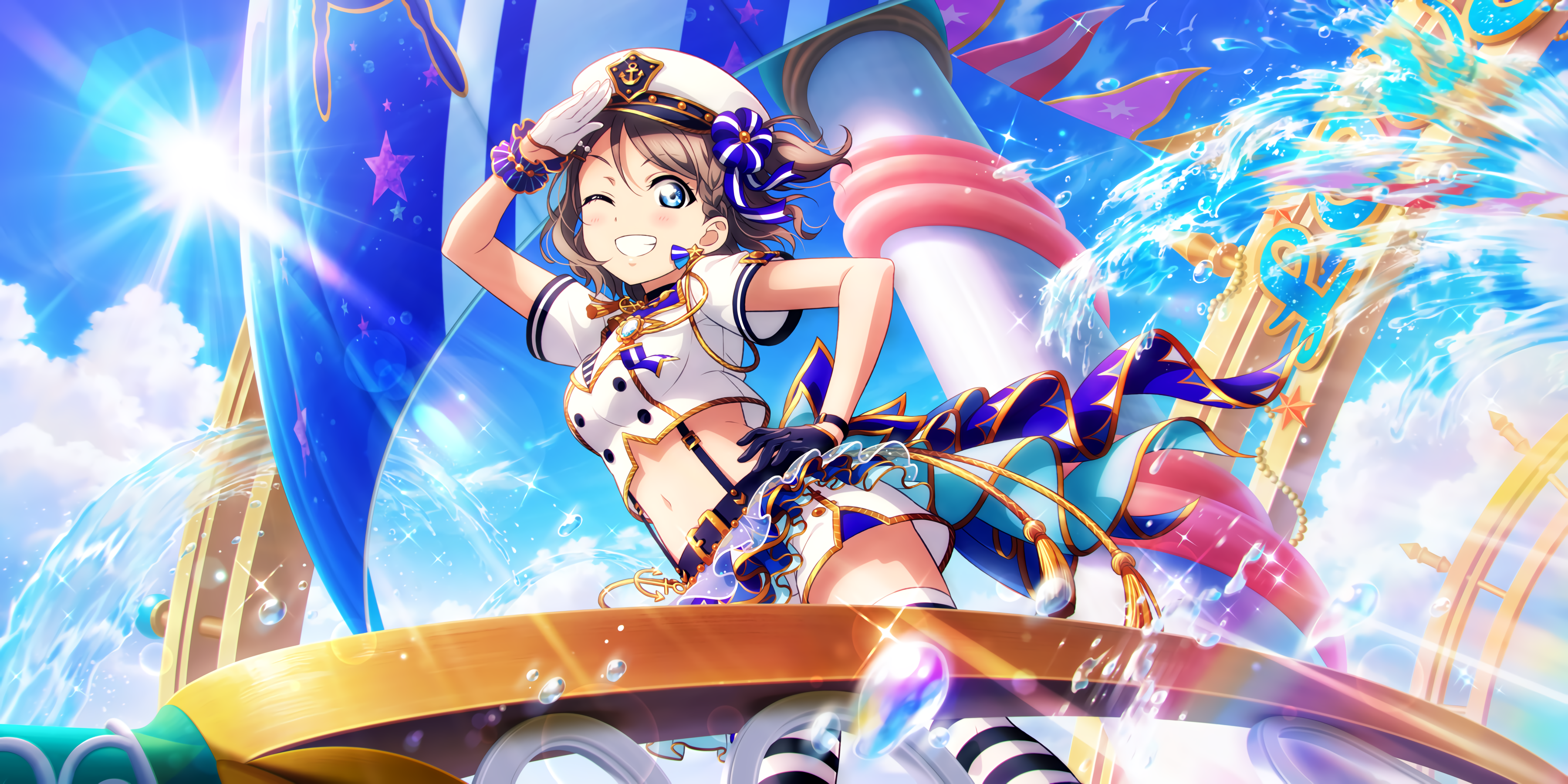 Love Live Series, Love Live!, Love Live! Sunshine, anime girls, Watanabe You, HD Wallpaper