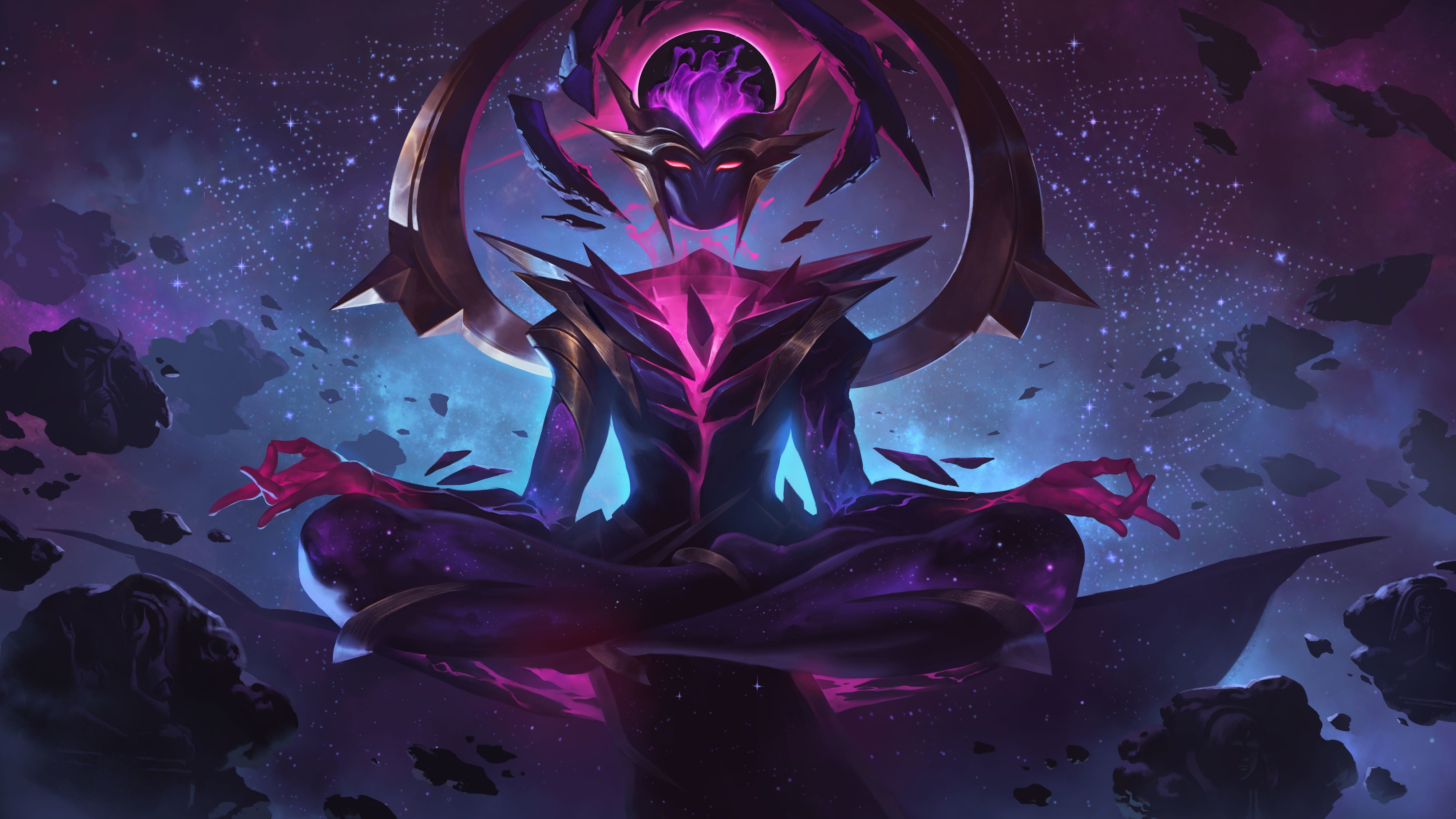 Karma (League of Legends), League of Legends, frontal view, HD Wallpaper