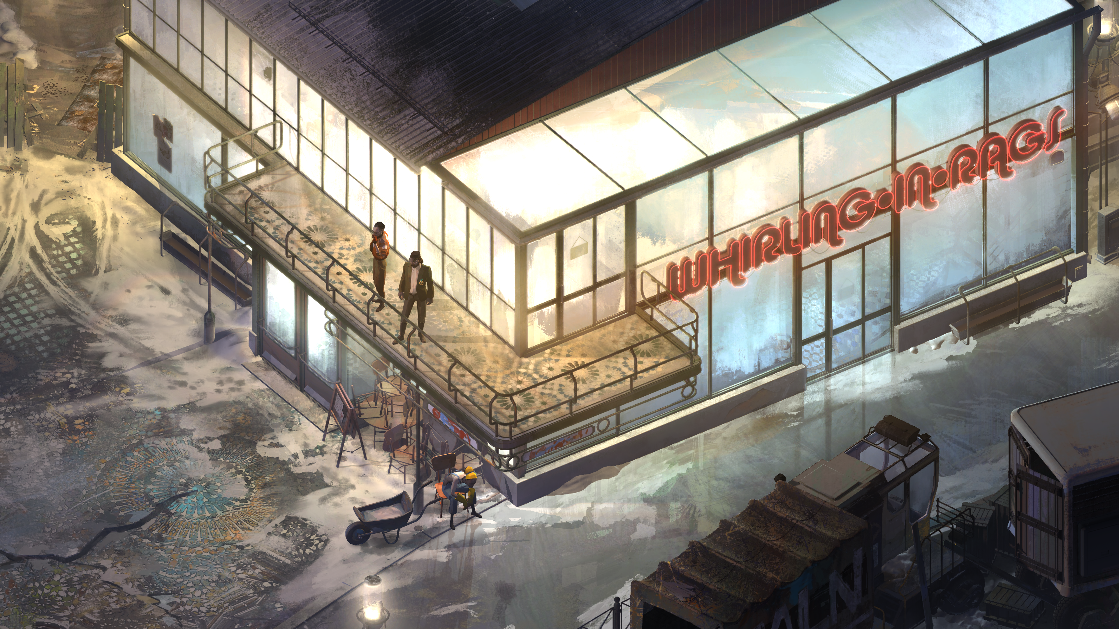 Disco Elysium, screen shot, video games, HD Wallpaper