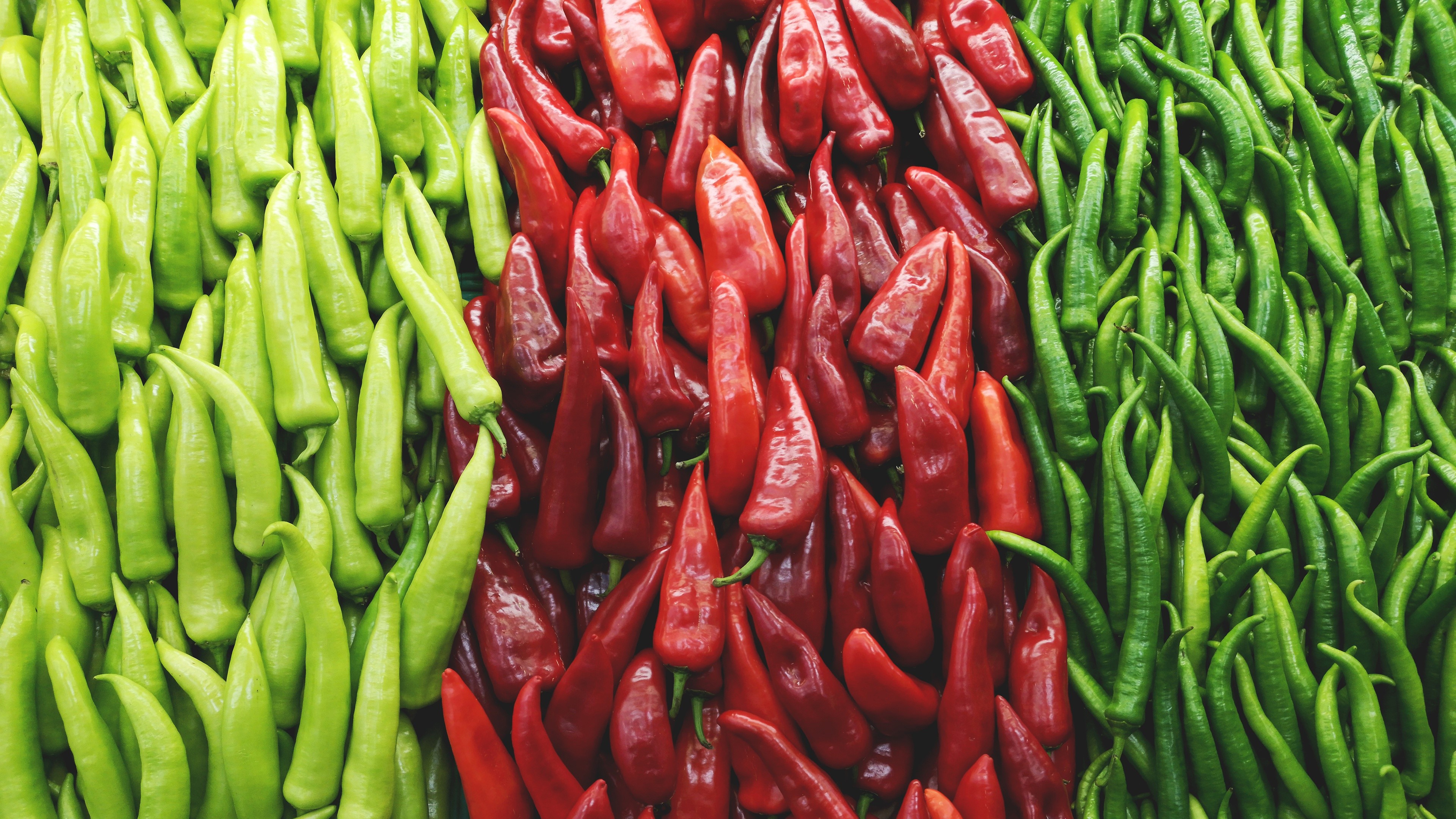food, colorful, vegetables, peppers, HD Wallpaper